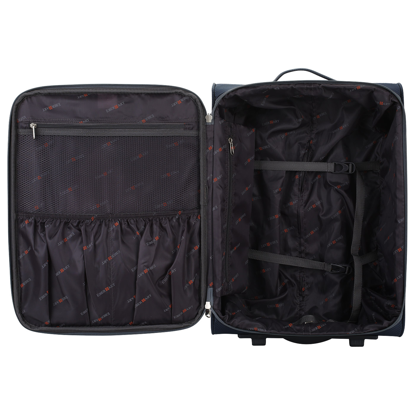 Чемодан маленький S тканевый Eberhart Oxygen