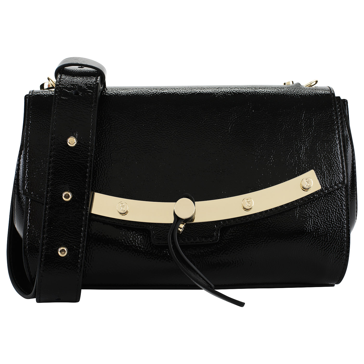 Carlo Salvatelli Кожаная сумочка с декором