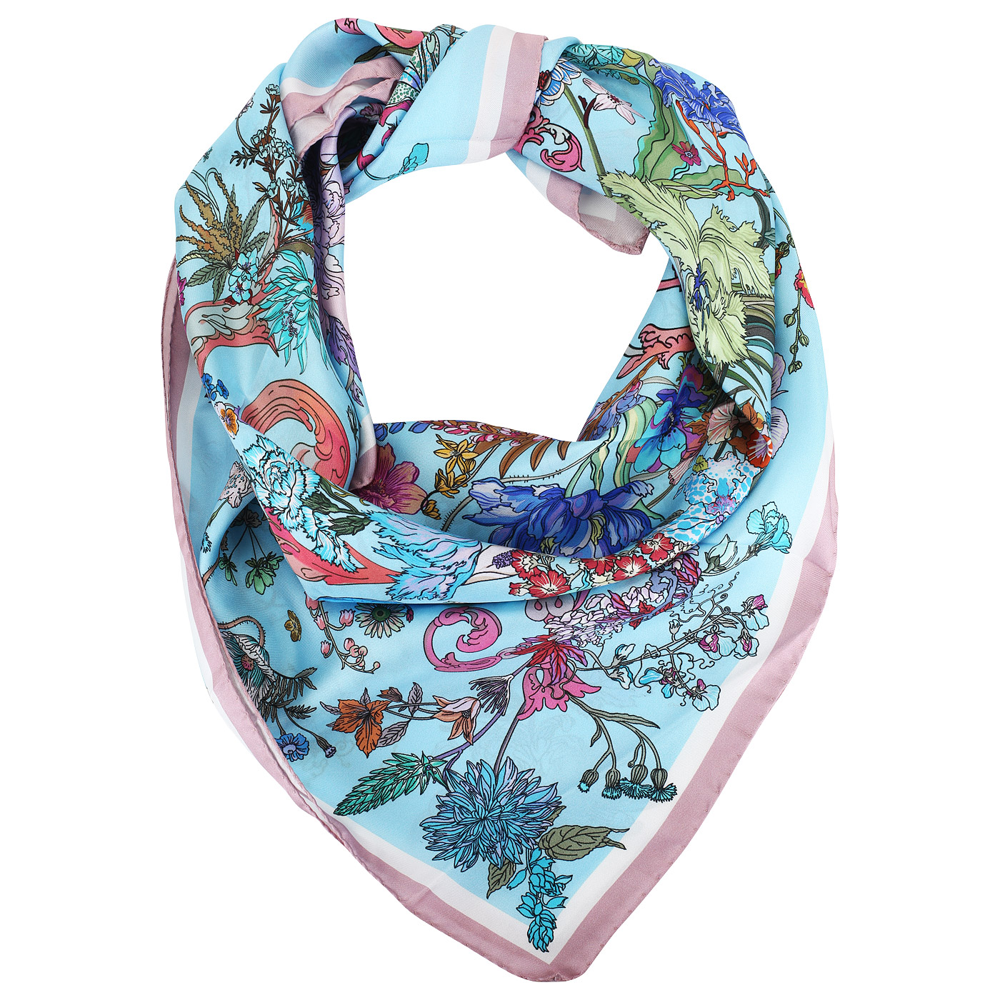 Шелковый платок Radical Chic 100 Flowers
