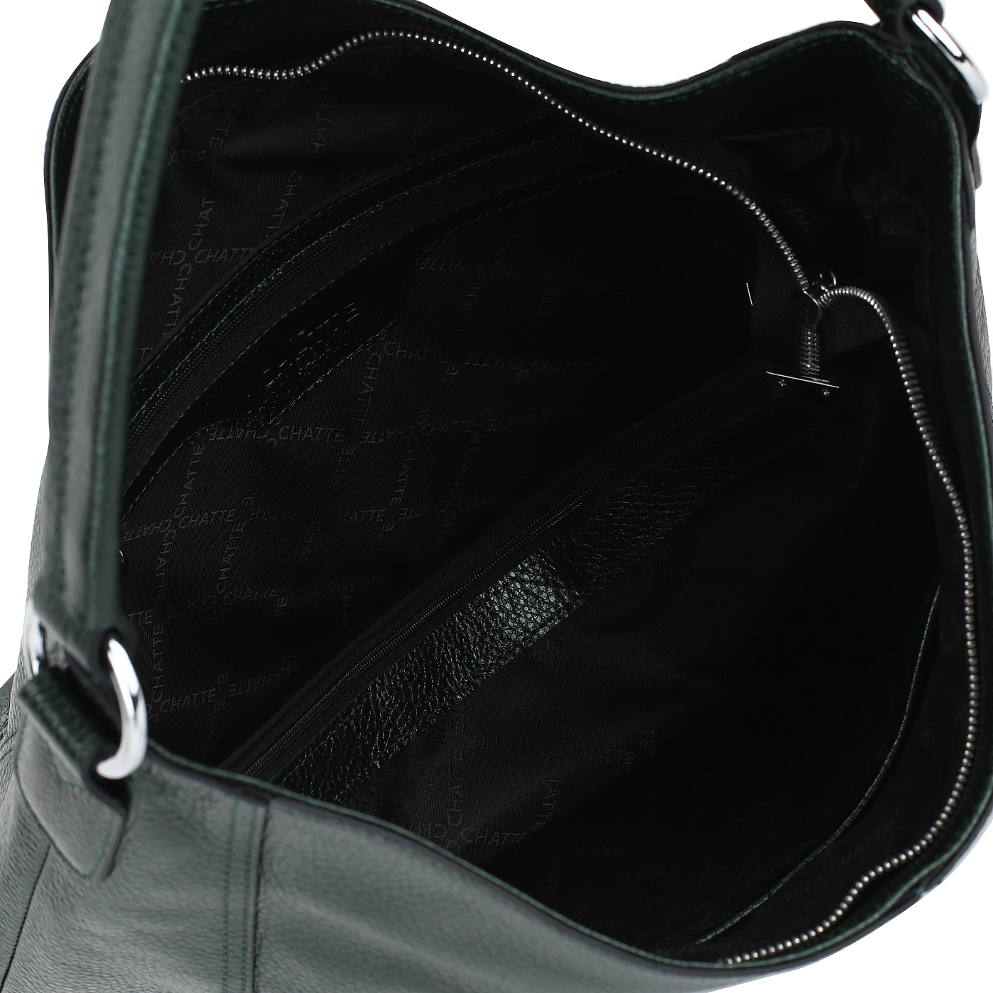 Сумка из металлизированной кожи Chatte 