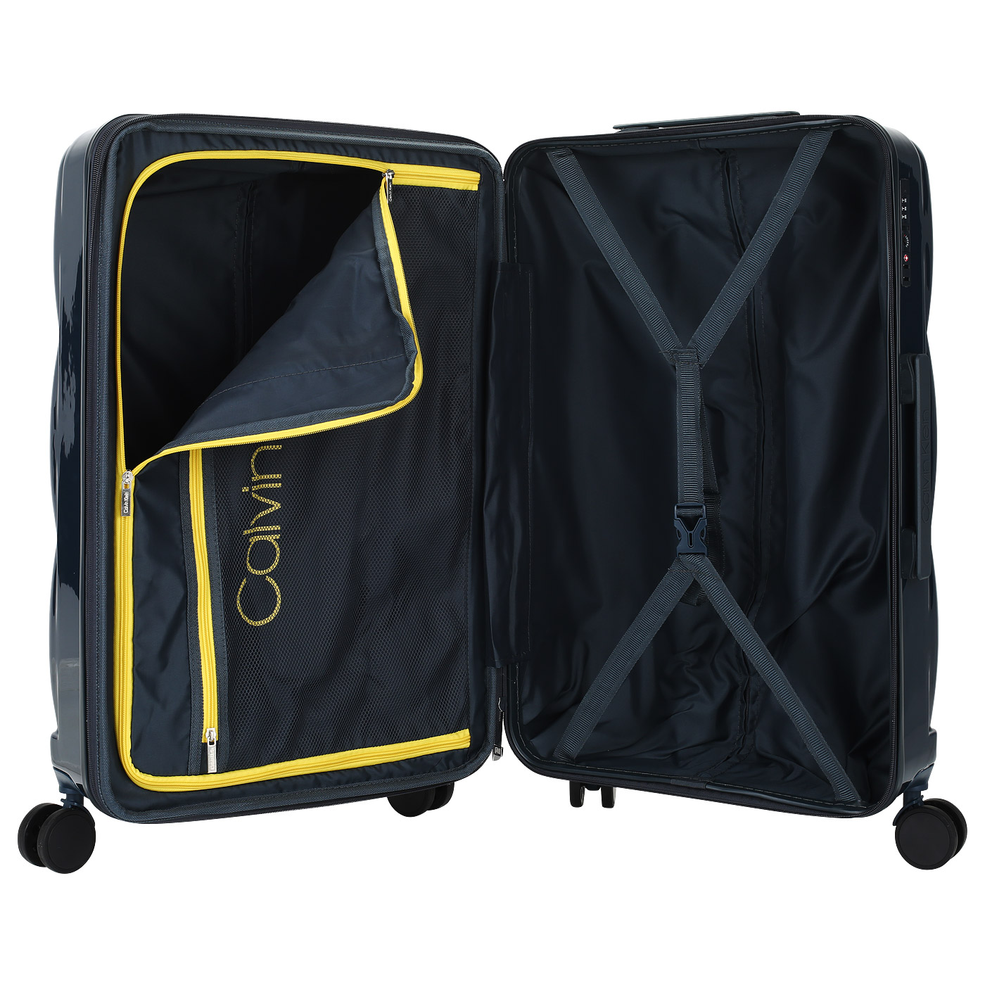 Чемодан средний M из ABS-пластика с кодовым замком Calvin Klein CK-630 Down To Fly