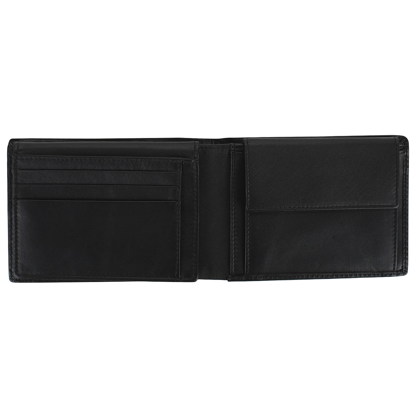 Черное кожаное портмоне Piquadro Tag