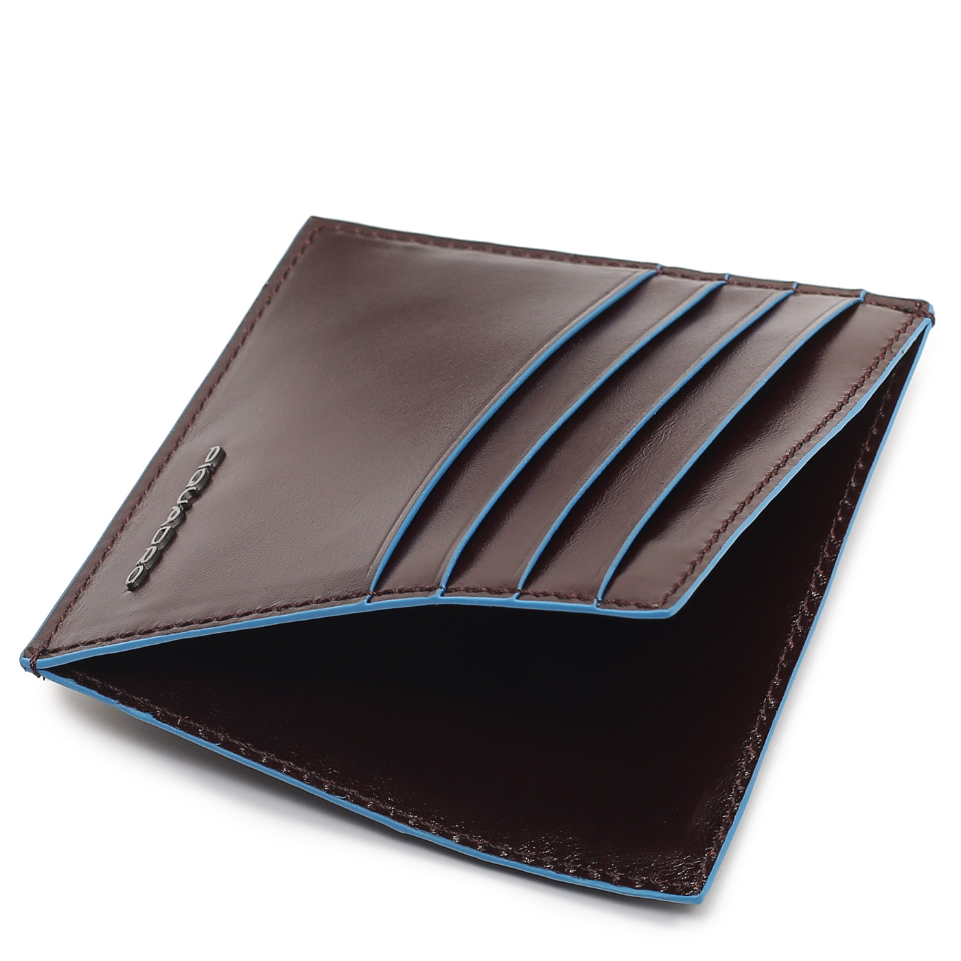 Кожаная визитница Piquadro Blue square