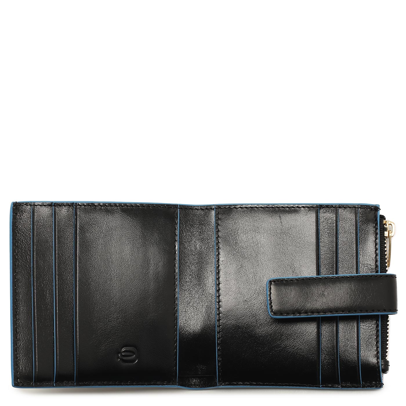 Портмоне складное на кнопке Piquadro Blue square