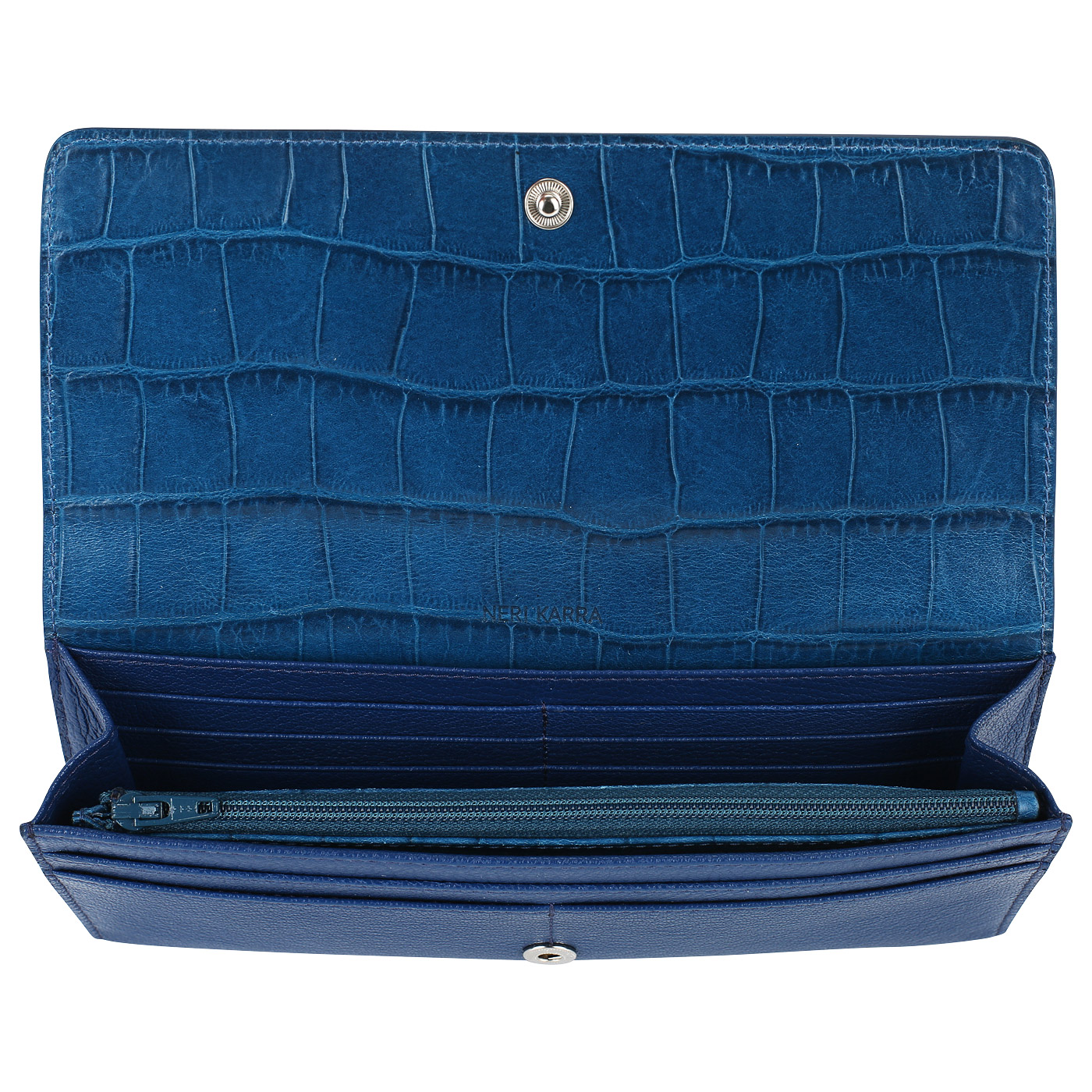 Портмоне с отделкой под крокодила Neri Karra 