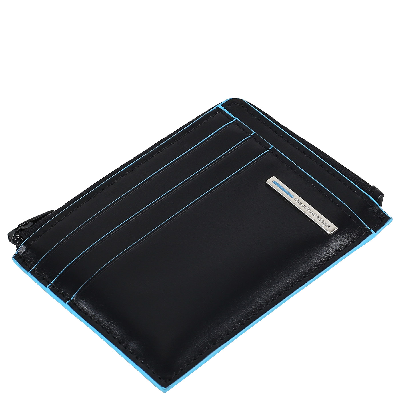 Кожаная визитница Piquadro Blue square