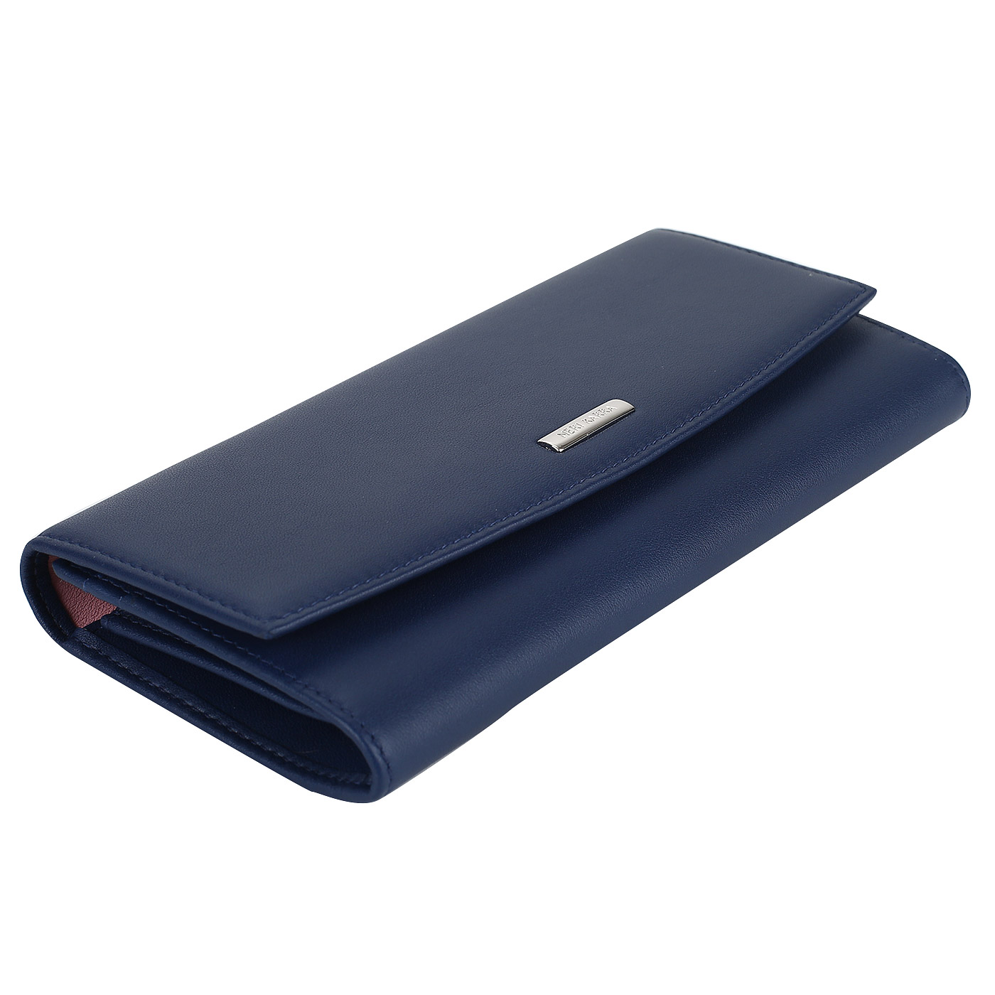 Синий кошелек на кнопке Neri Karra 