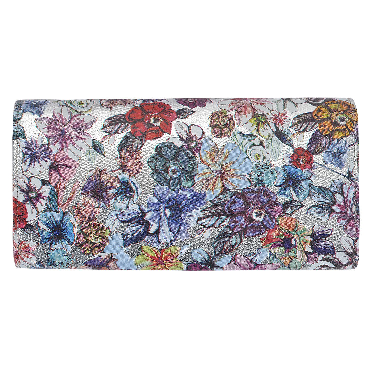 Женское кожаное портмоне с принтом Aurelli Luna fiore