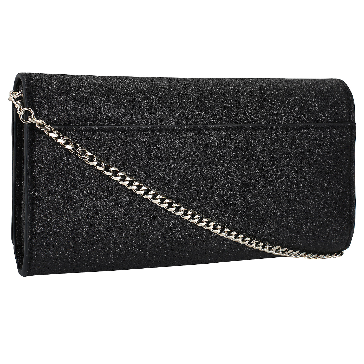 Черный клатч на цепочке Guess Summer Night City