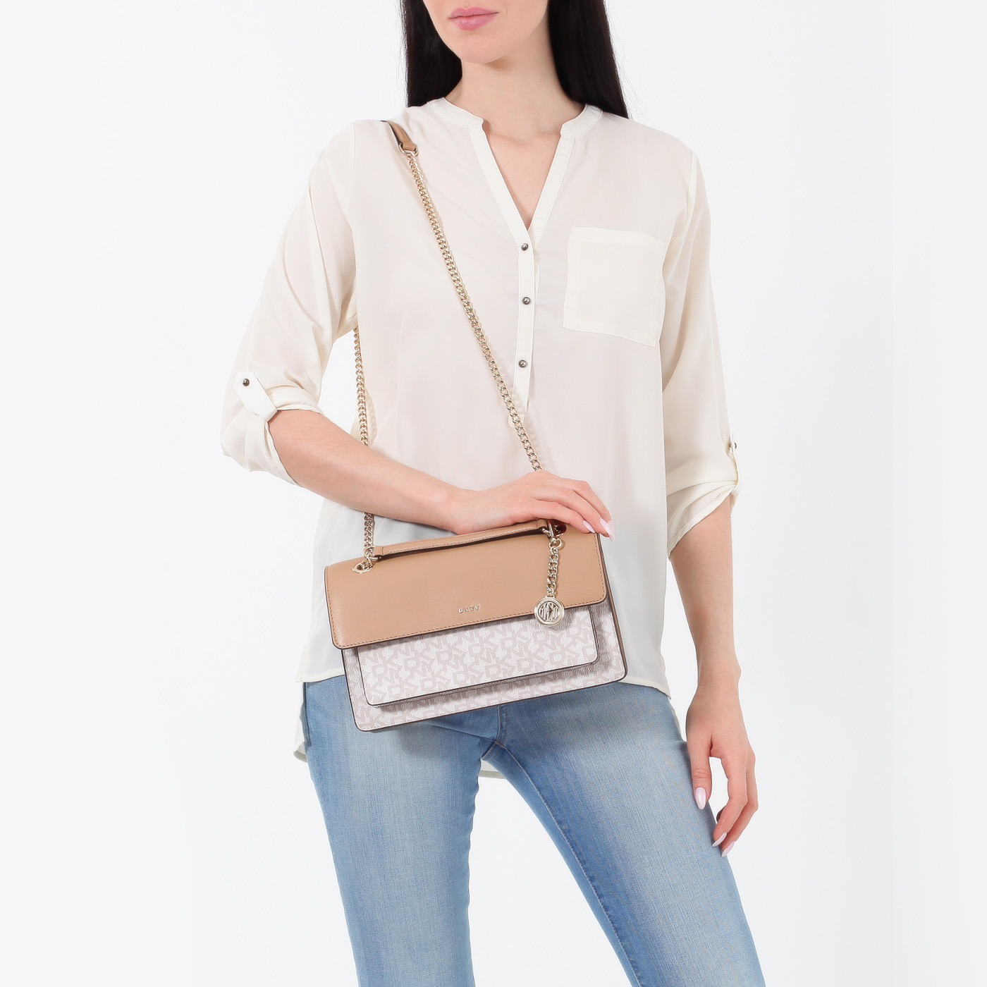 Тисненая сумочка DKNY Bryant