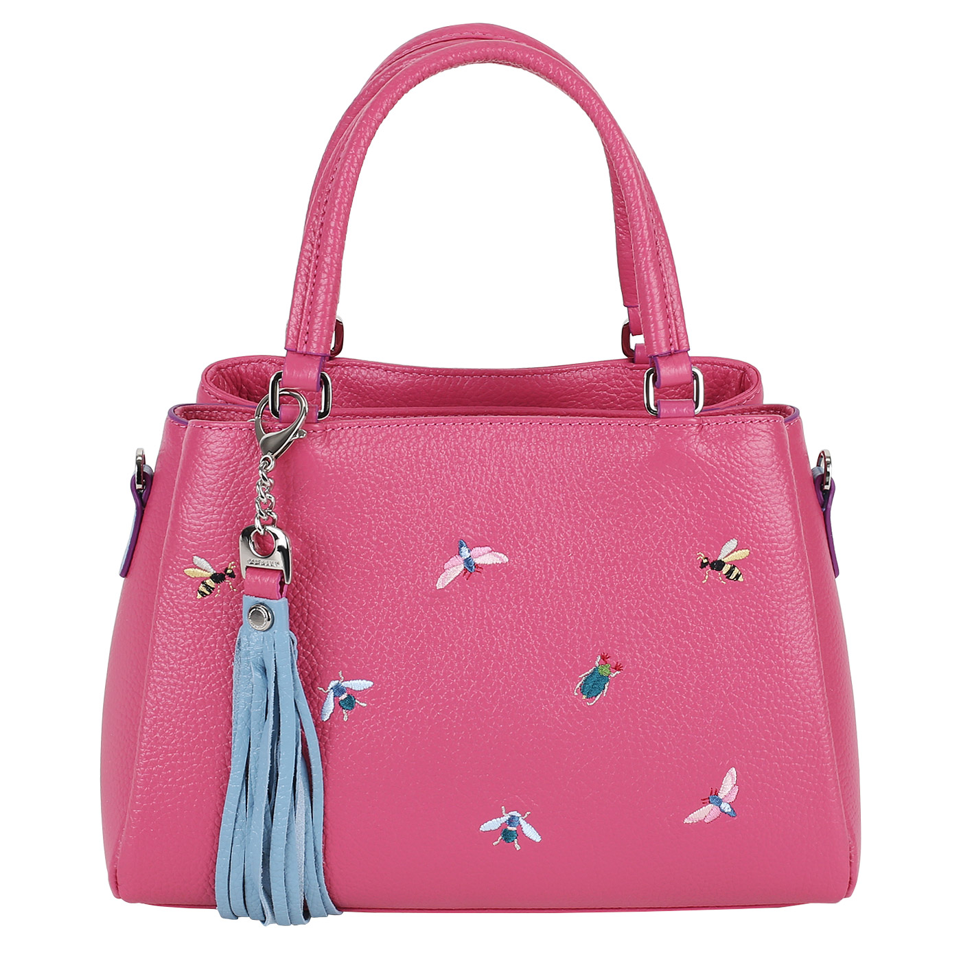 Curanni Кожаная сумка с вышивкой