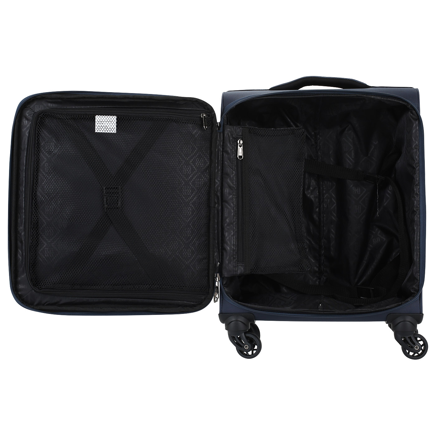 Чемодан маленький S тканевый с кодовым замком Eberhart Liberty