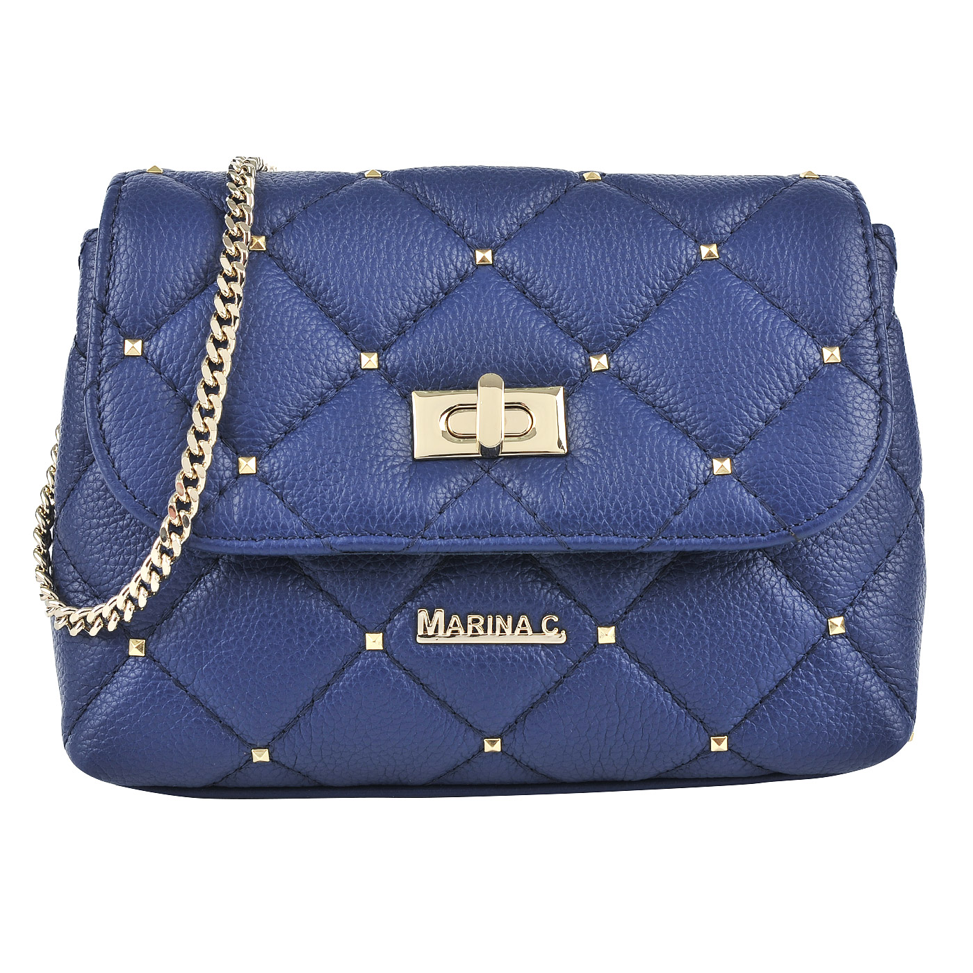 Женская кожаная сумка через плечо Marina Creazioni 