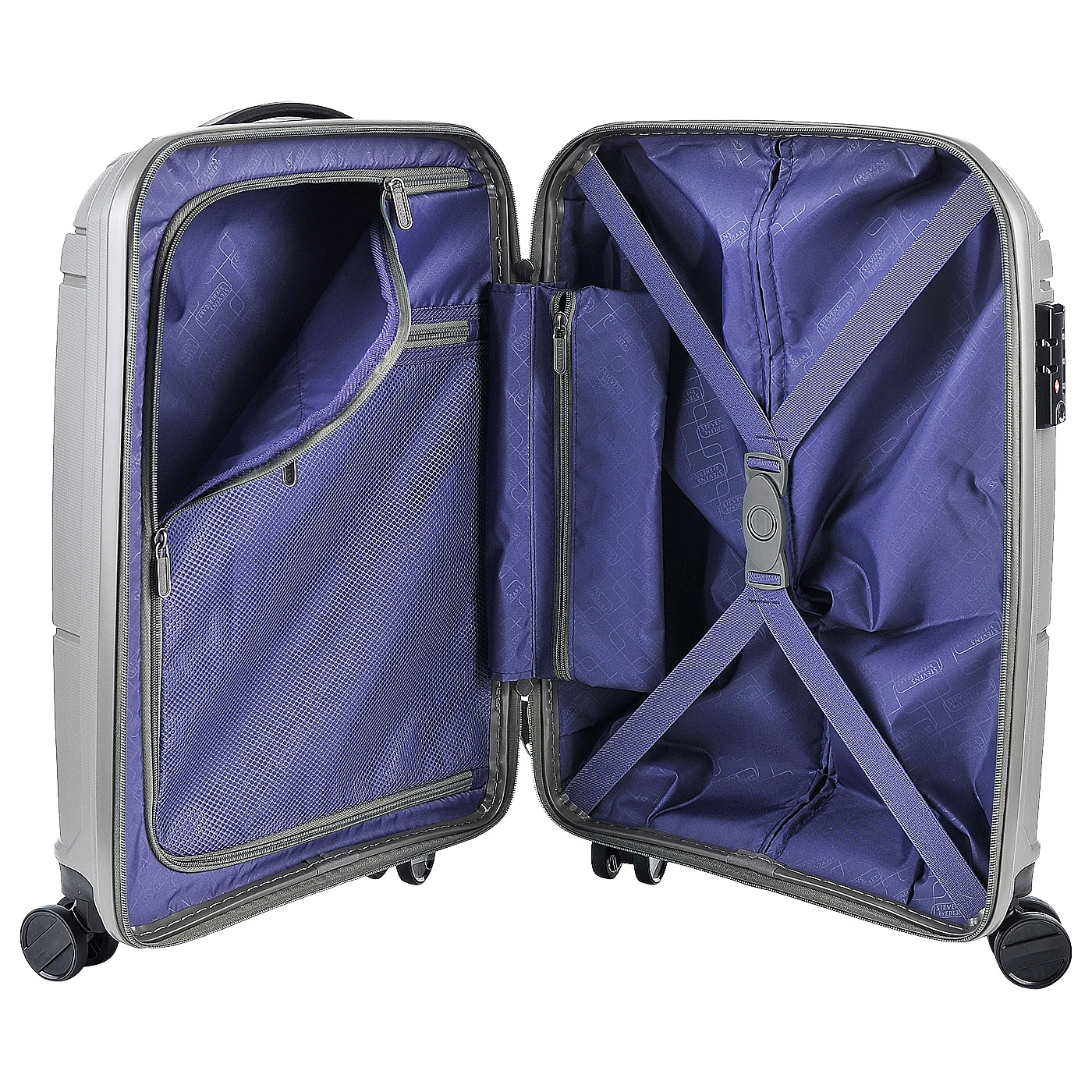 Чемодан для ручной клади из полипропилена Stevens Fusion