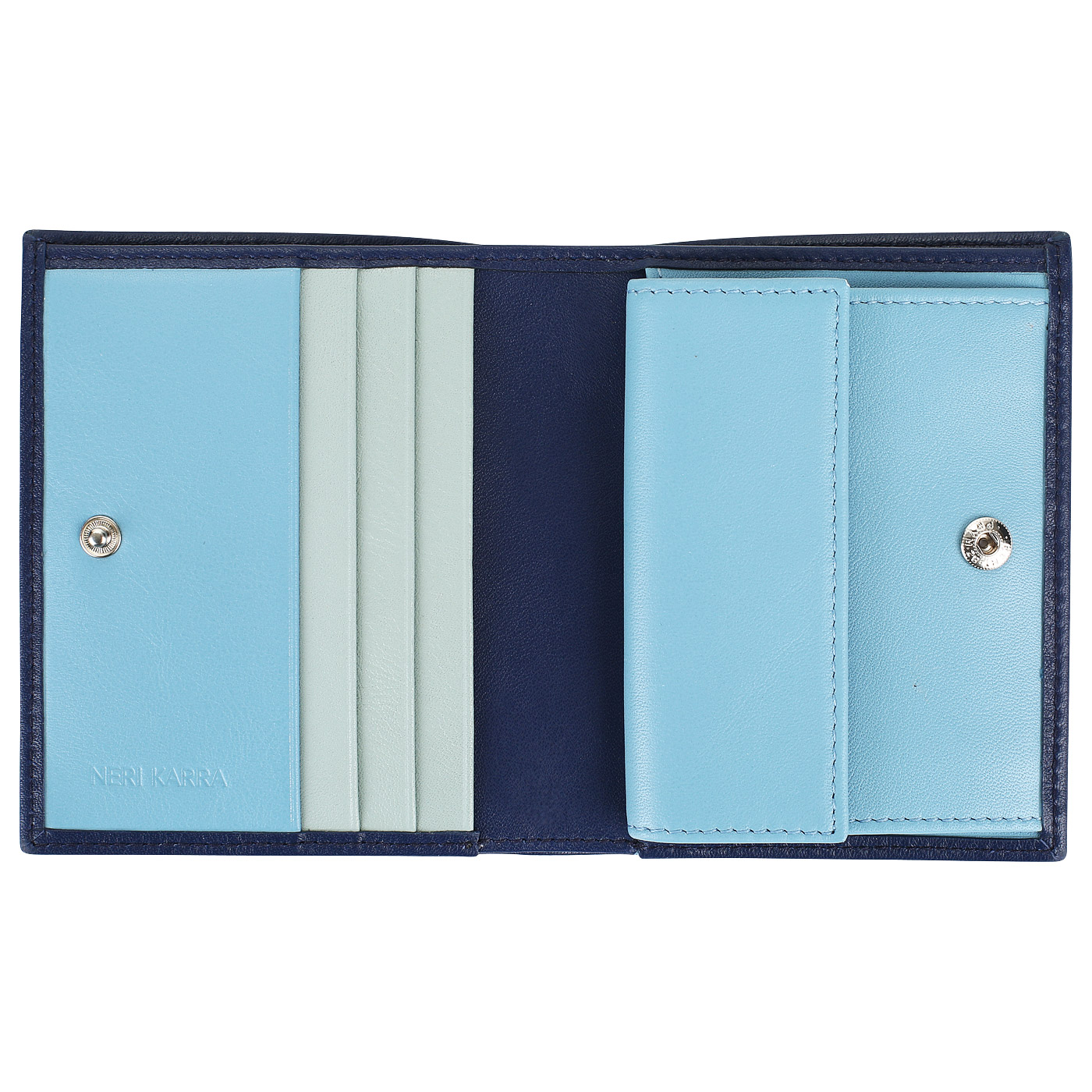 Складной кошелек на кнопке Neri Karra 