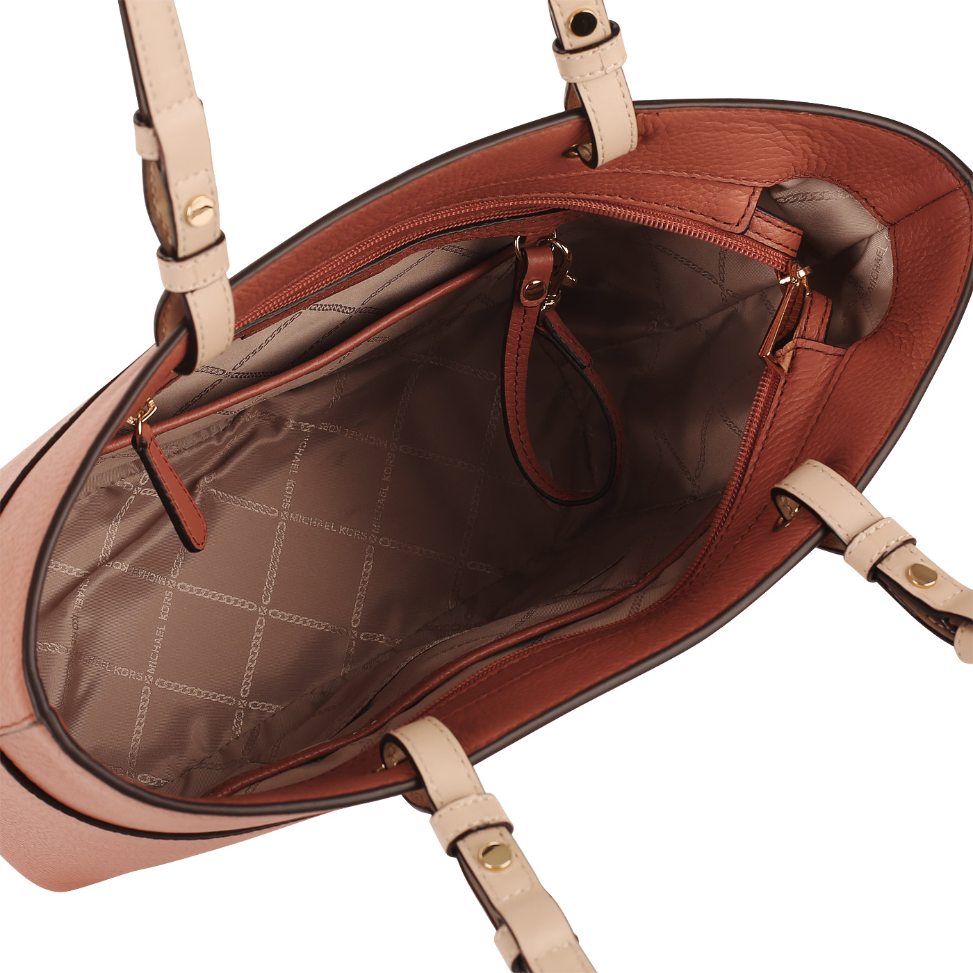 Кожаная сумка на молнии Michael Kors Bedford