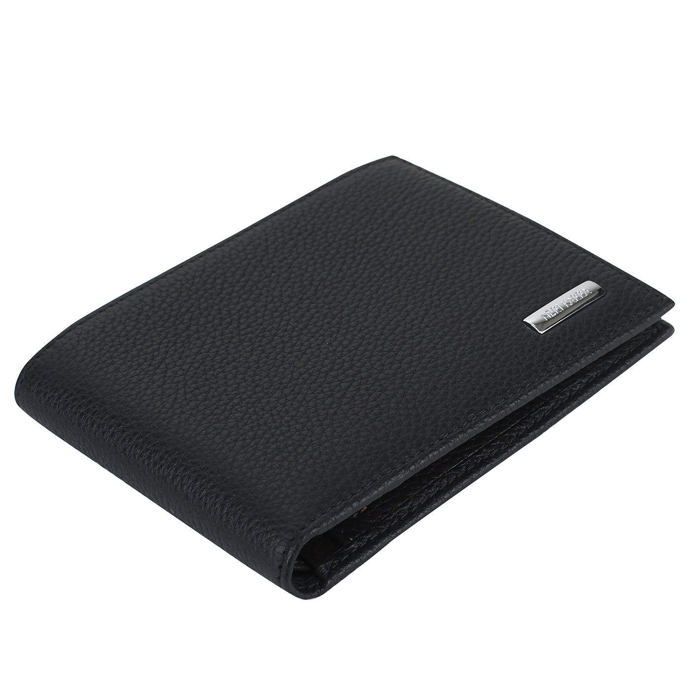 Складной кошелек из зернистой кожи Neri Karra 