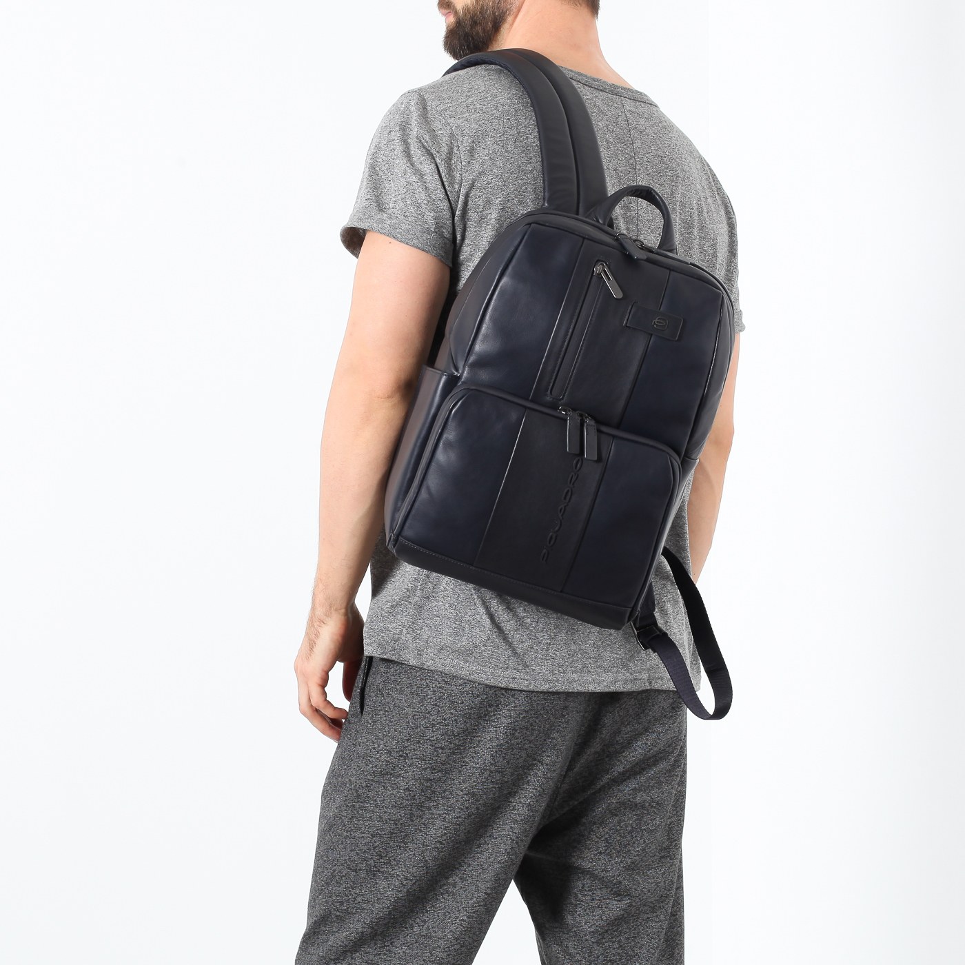 Рюкзак с двойной молнией Piquadro Urban