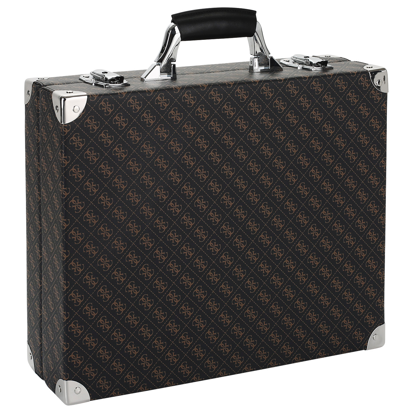 Мужской чемодан-кейс с логотипом бренда Guess Cay