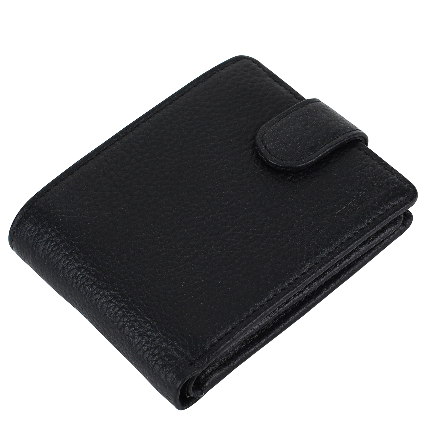 Мужское складное портмоне на кнопке Stevens