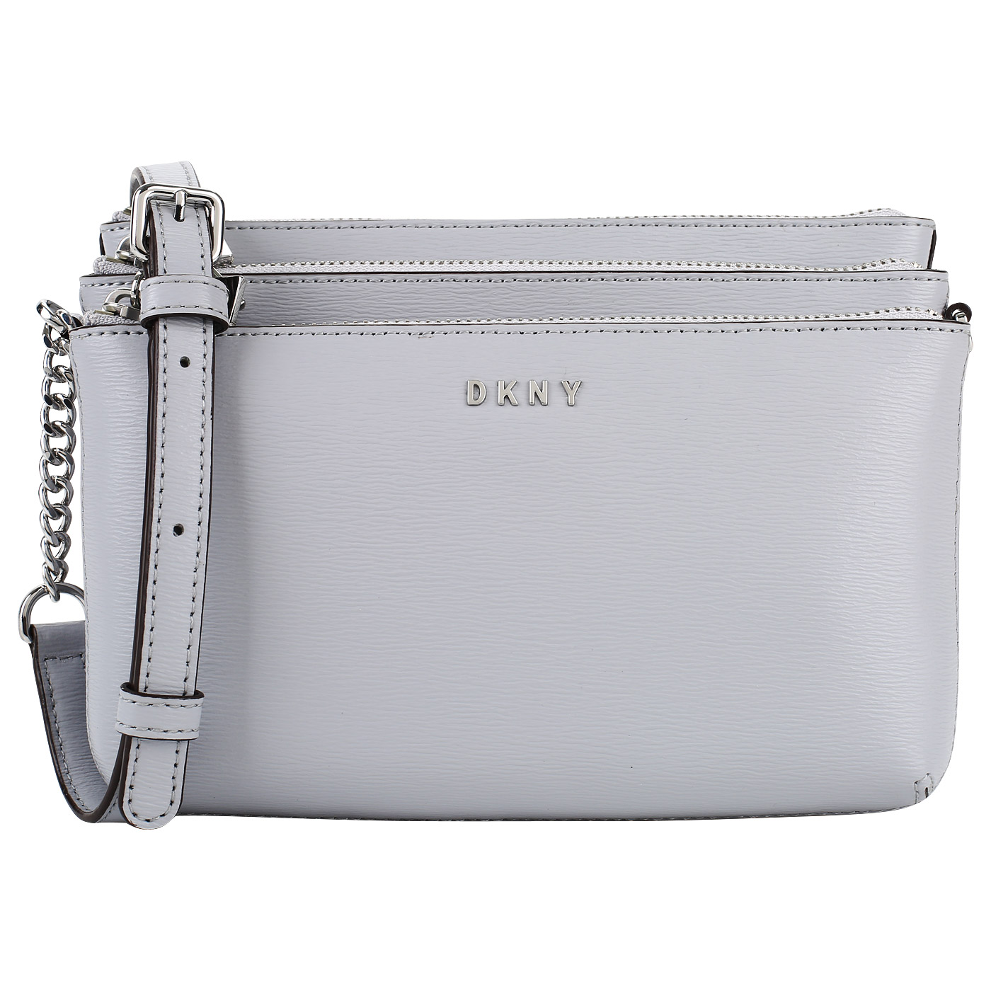 DKNY Серая кожаная сумочка