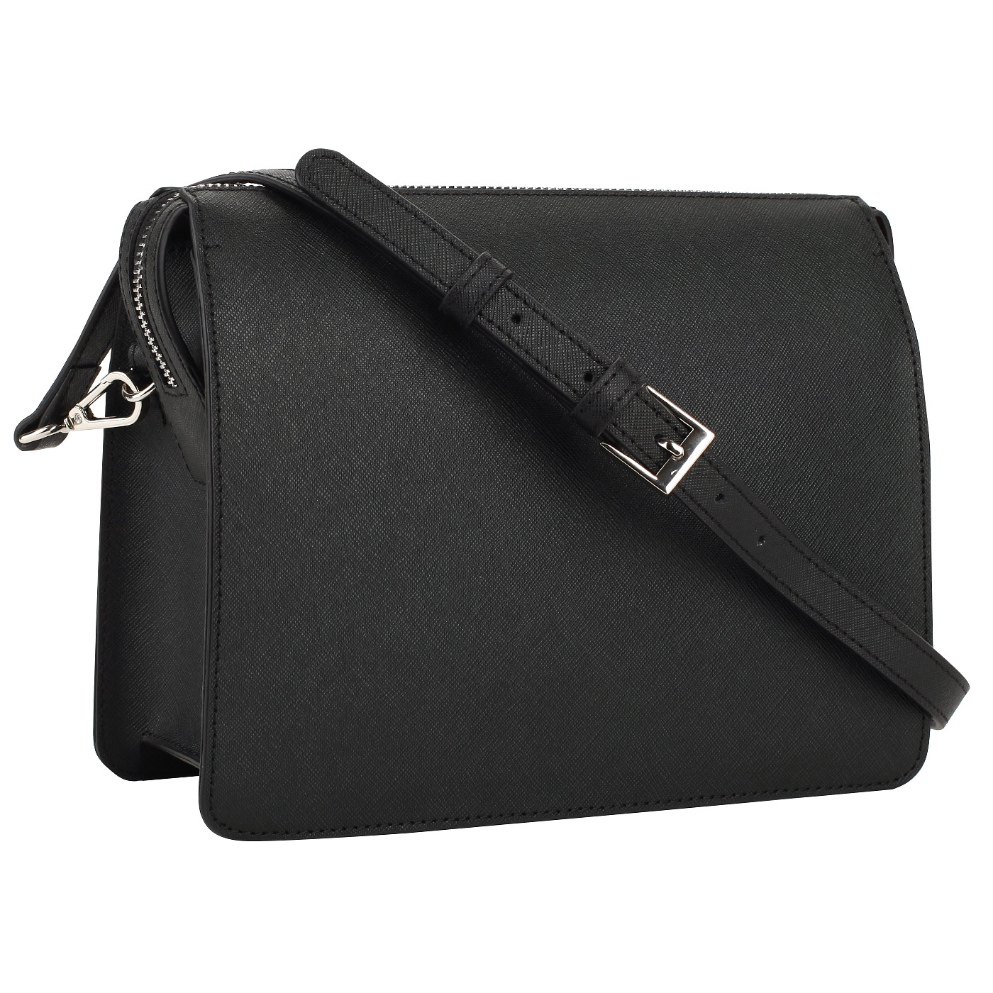 Черная сумочка на молнии Cromia Perla