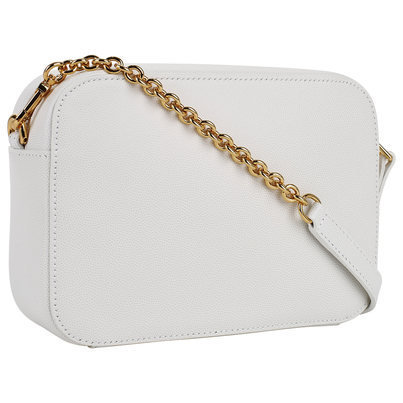 Белая кожаная сумочка Furla Brava