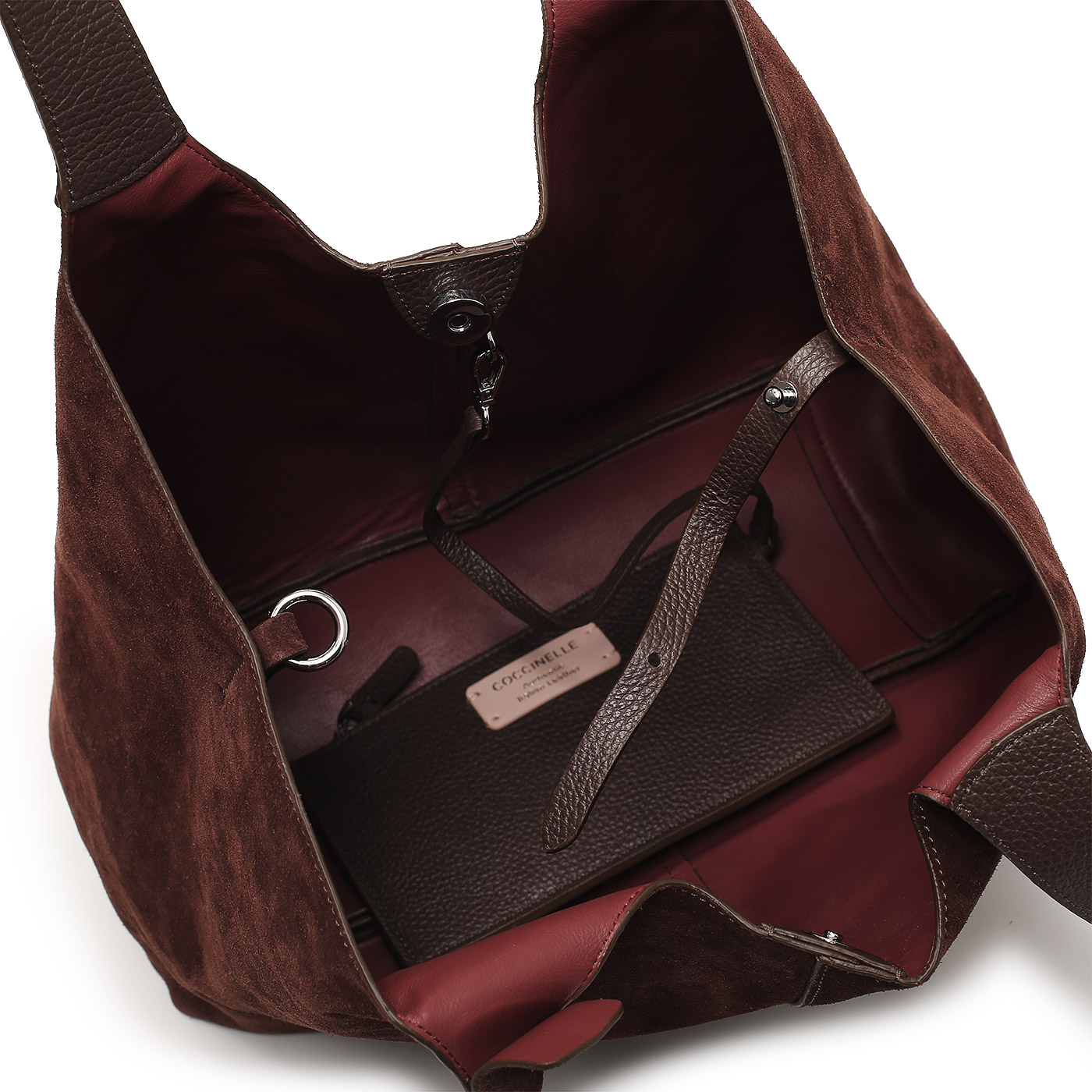 Кожаная сумка Coccinelle CoccinelleC-easy suede