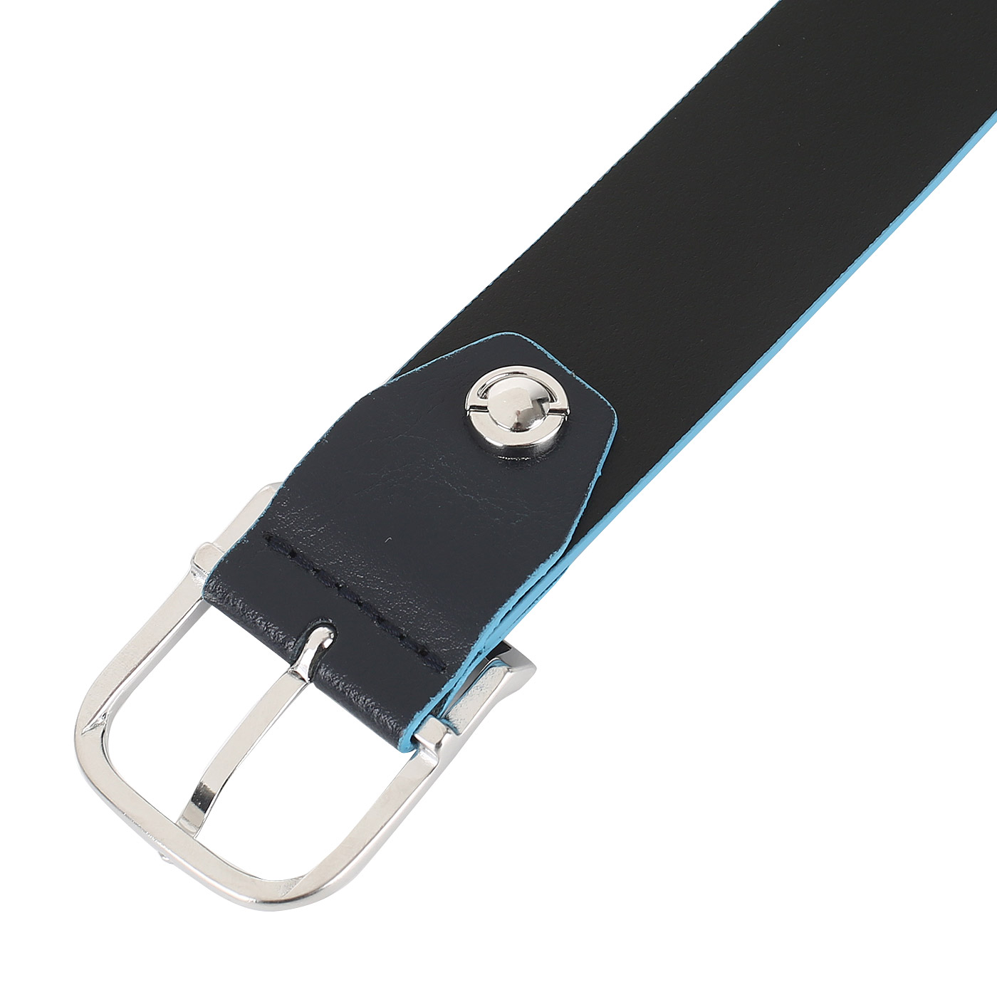 Ремень из кожи Piquadro Blue square