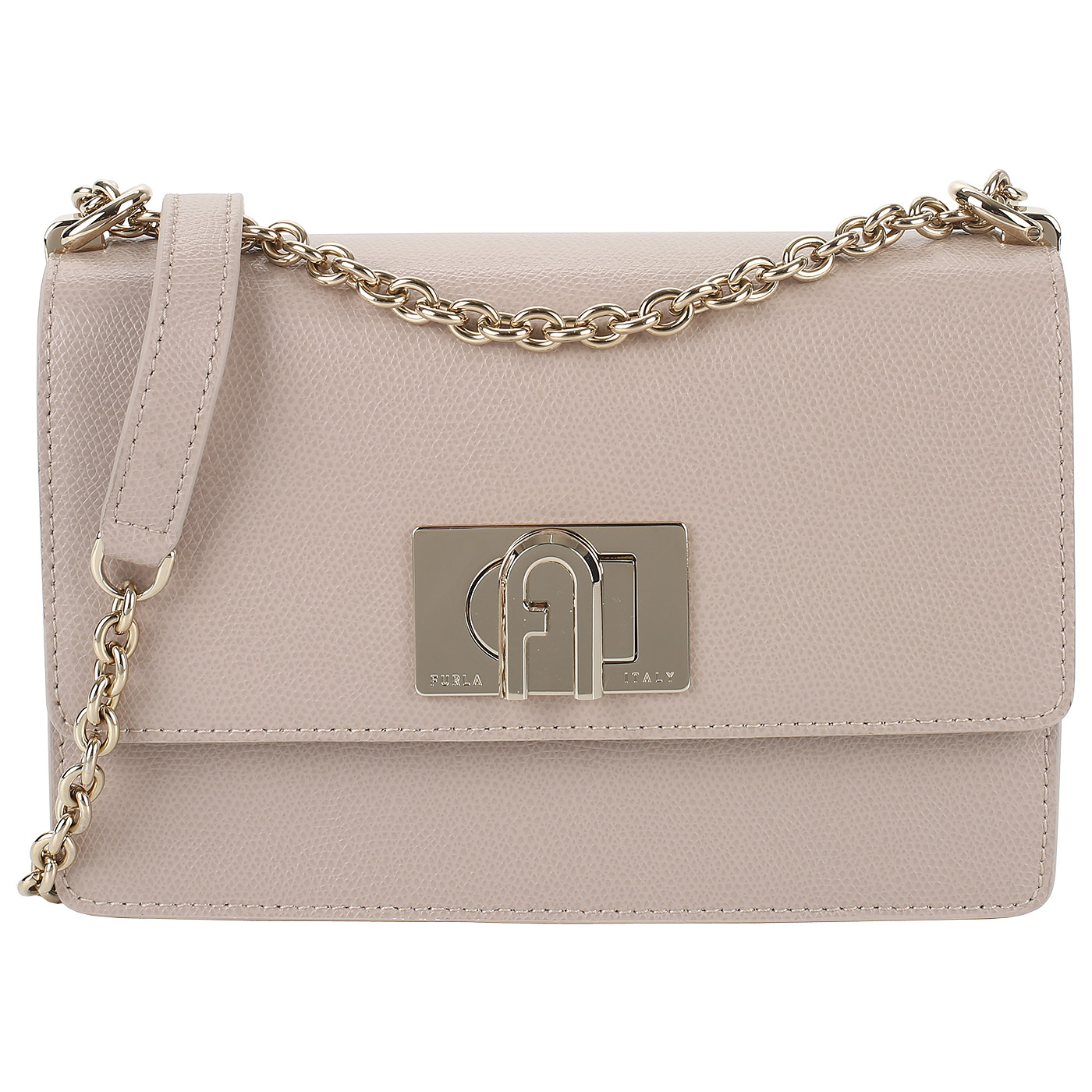 Furla Розово-бежевая сумка