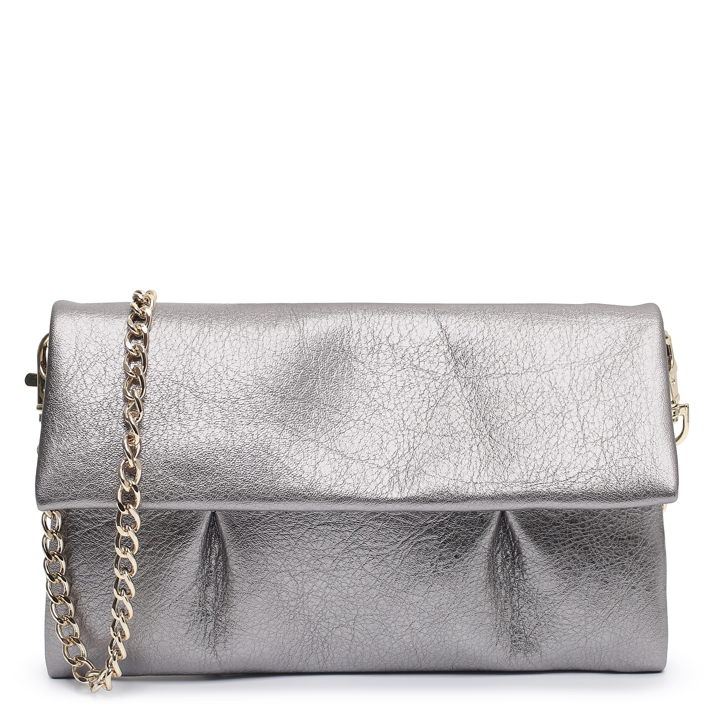 Aurelli Кожаный клатч с цепочкой