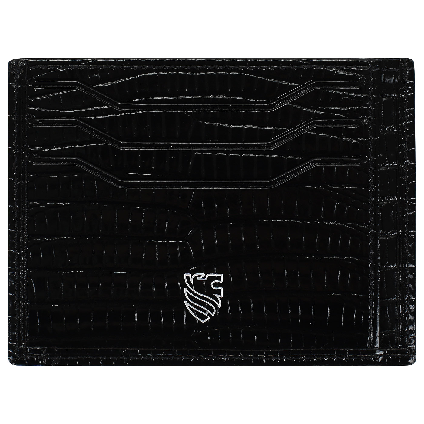 Mayrhoff Мужская визитница из черной кожи