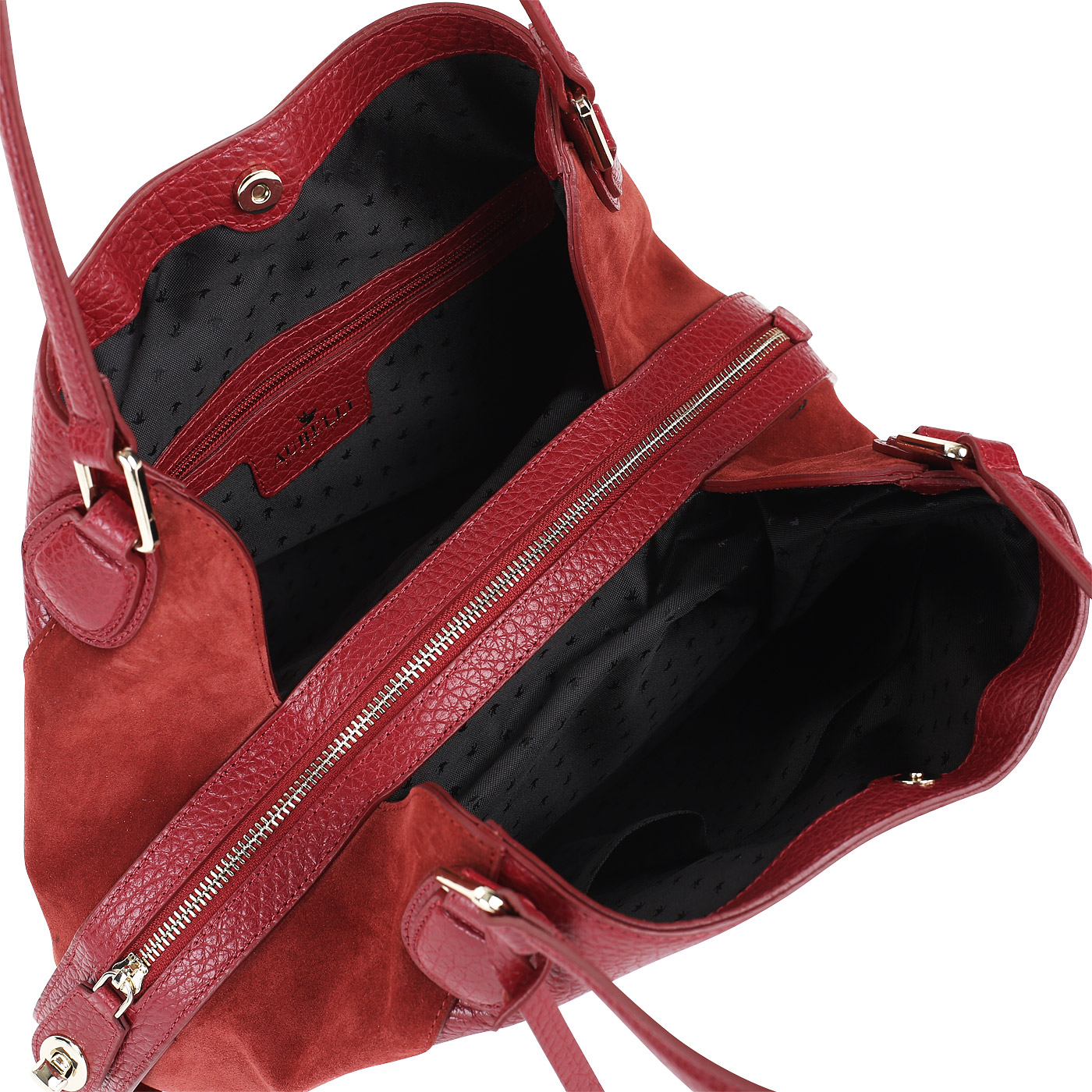 Мягкая сумка с тремя отделами Aurelli 