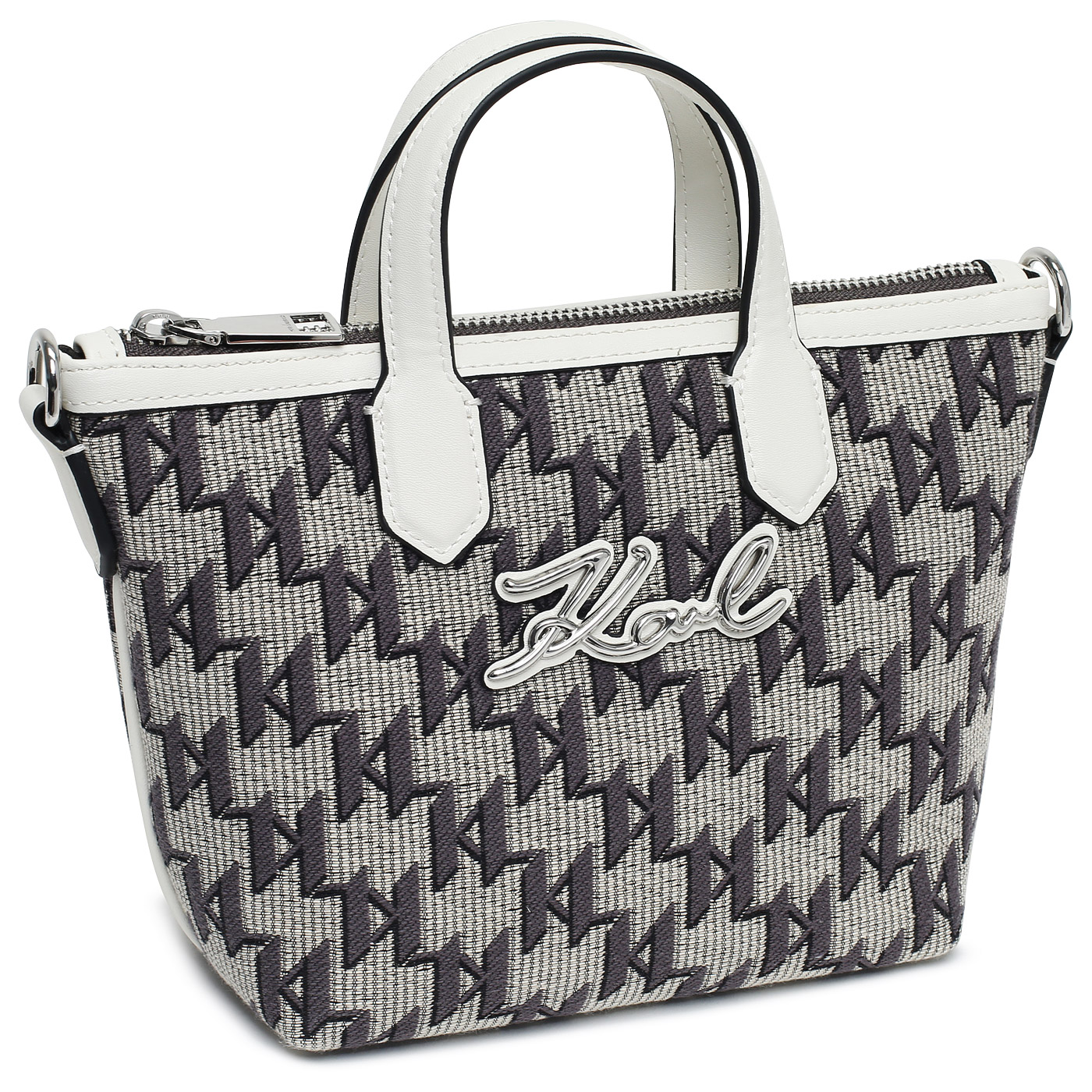 Сумка с двумя ручками Karl Lagerfeld Signature