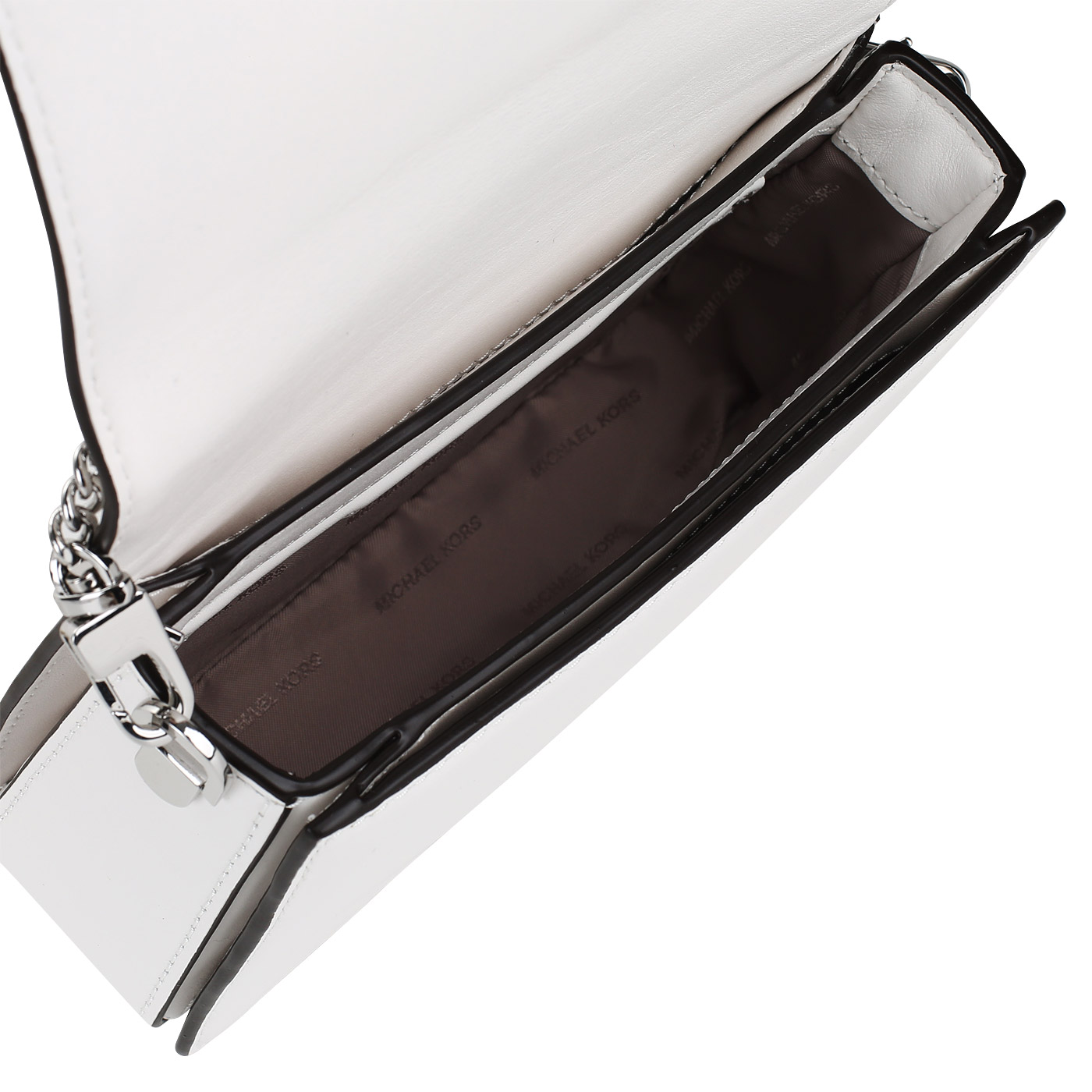 Белая сумочка с вышивкой Michael Kors Jade
