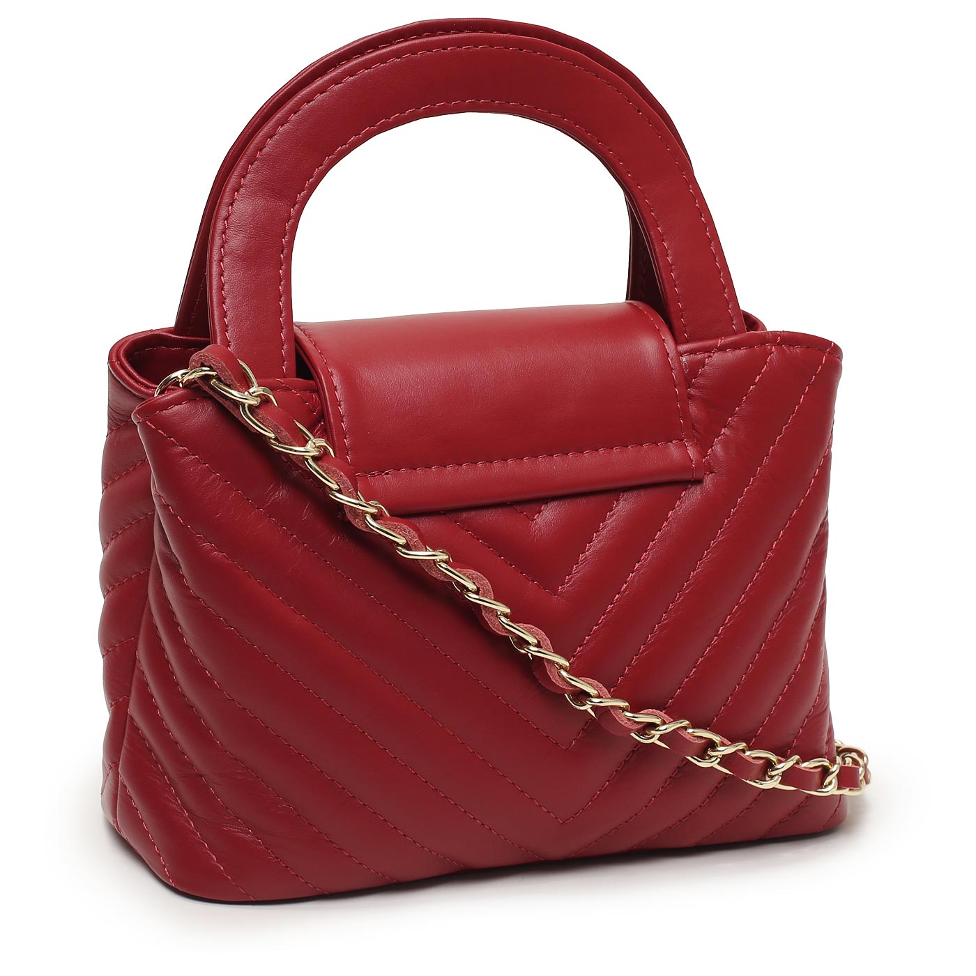 Кожаная сумка Sara Burglar Giola Trapunto