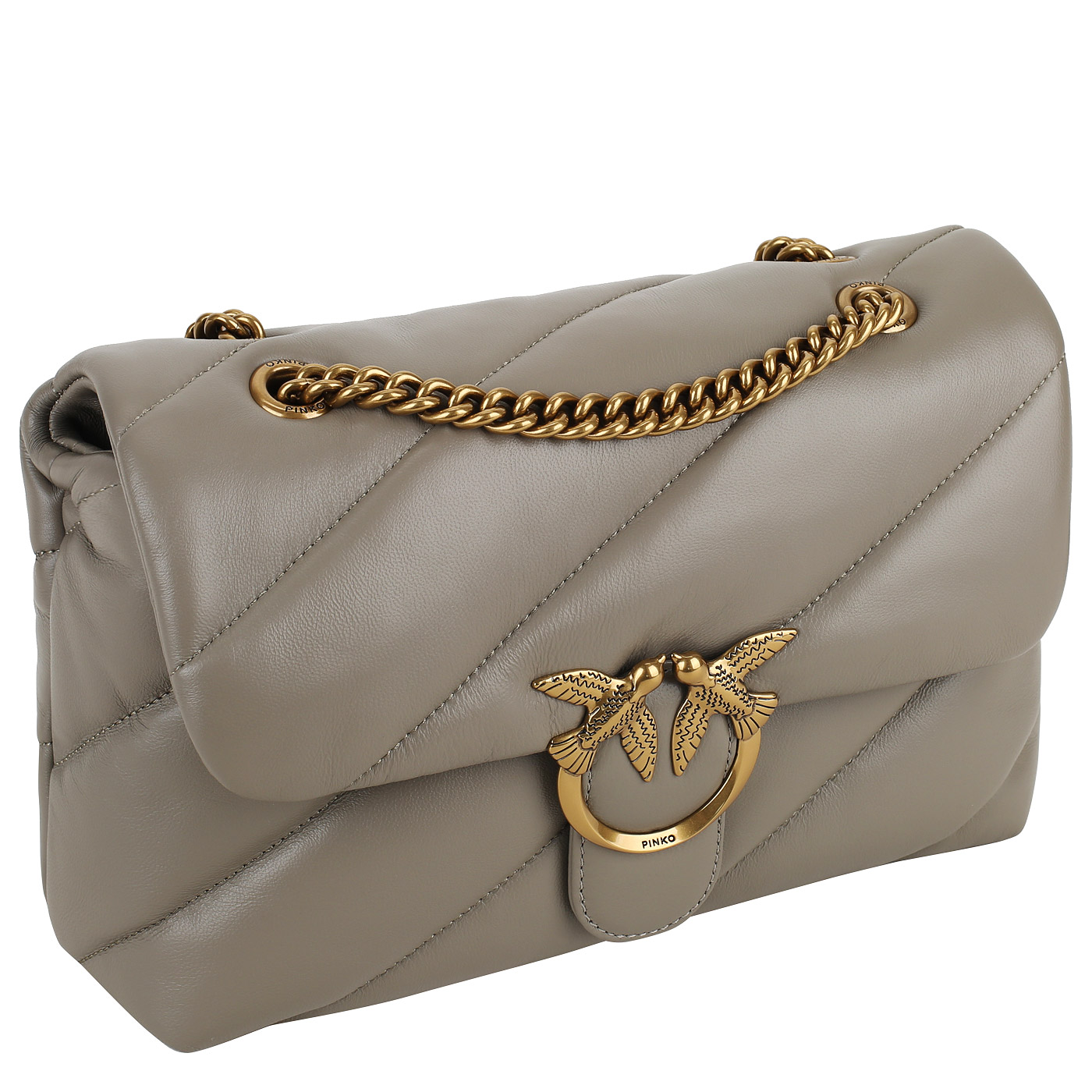 Сумка через плечо с цепочкой Pinko Love Puff