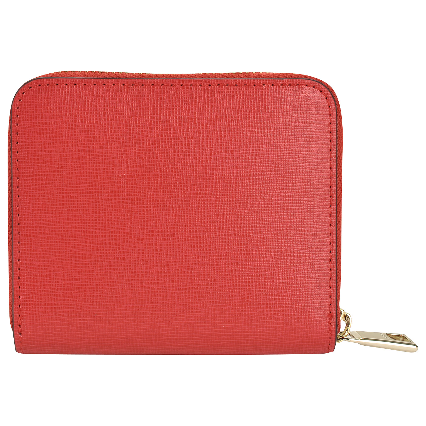 Женское компактное портмоне из сафьяновой красной кожи Furla Babylon