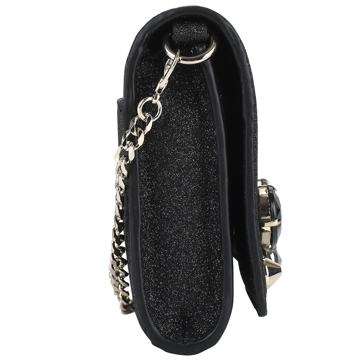 Черный клатч на цепочке Guess Summer Night City