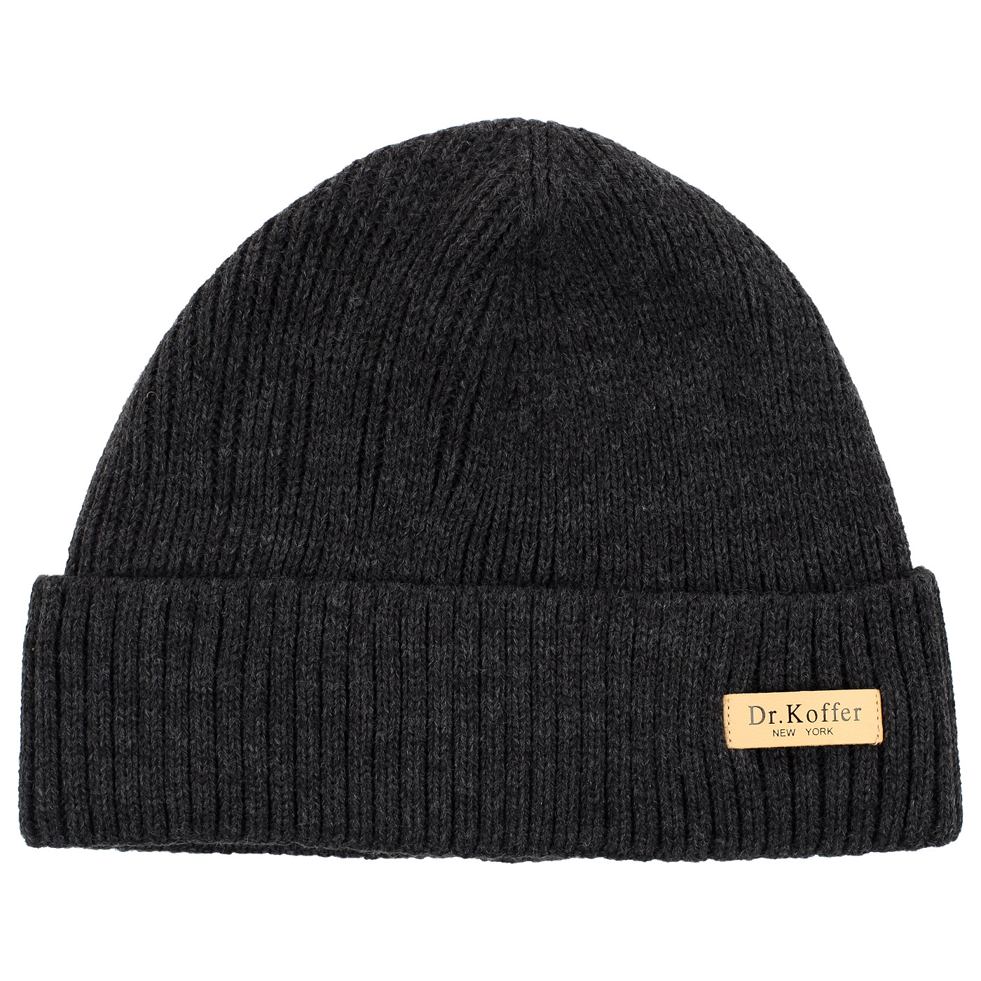 Dr. Koffer Мужская шапка серого цвета