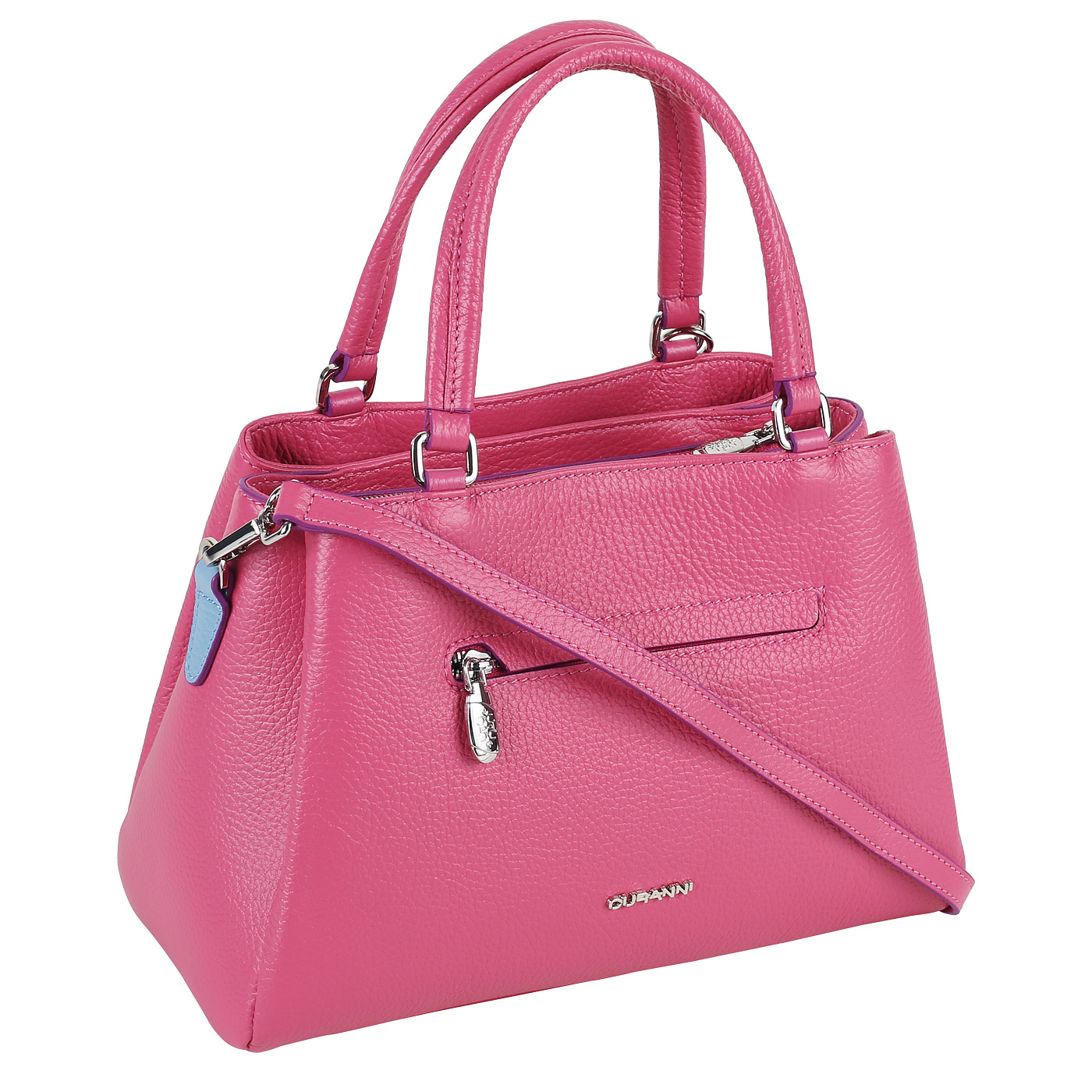 Кожаная сумка с вышивкой Curanni 