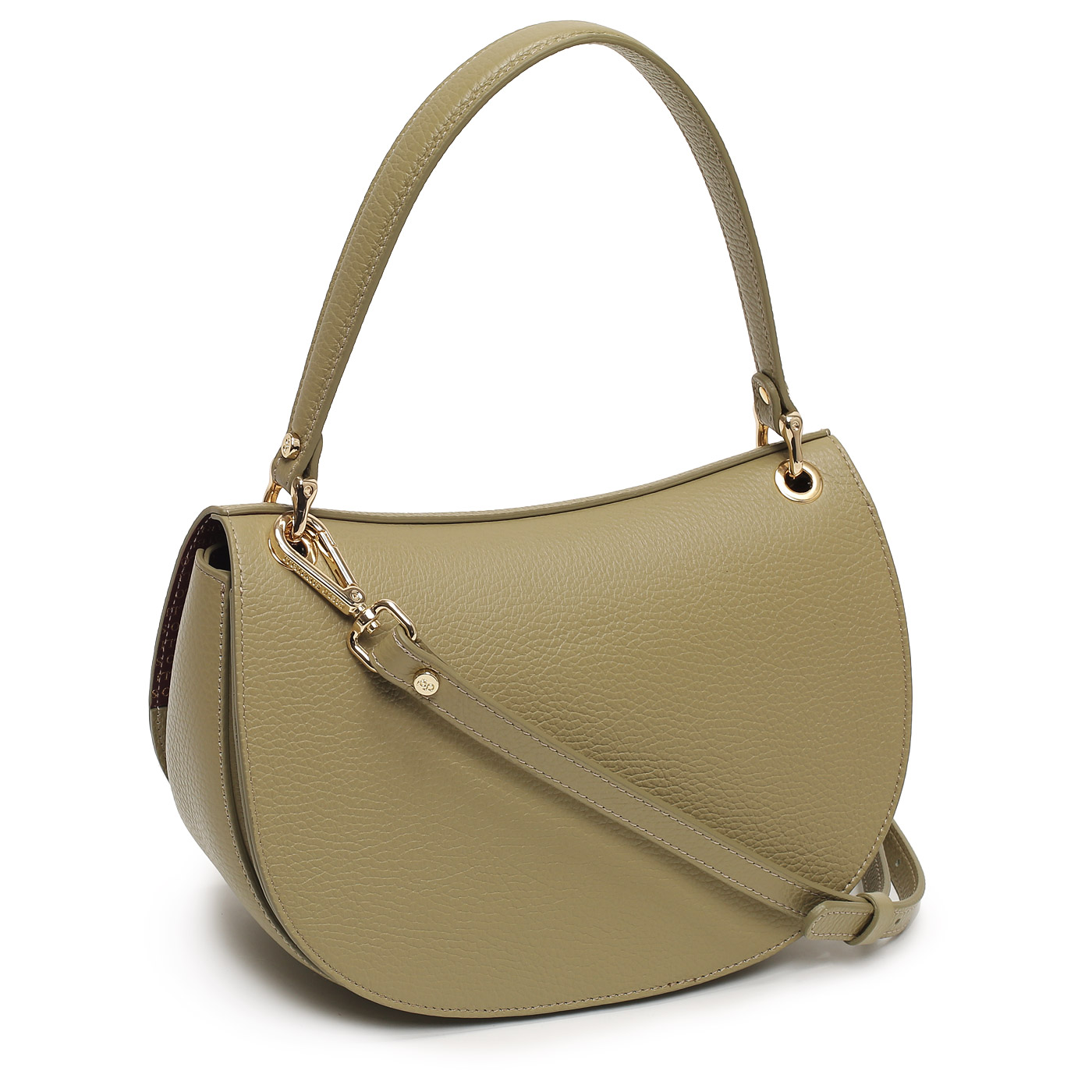 Кожаная сумка Carlo Salvatelli Madeleine gemma