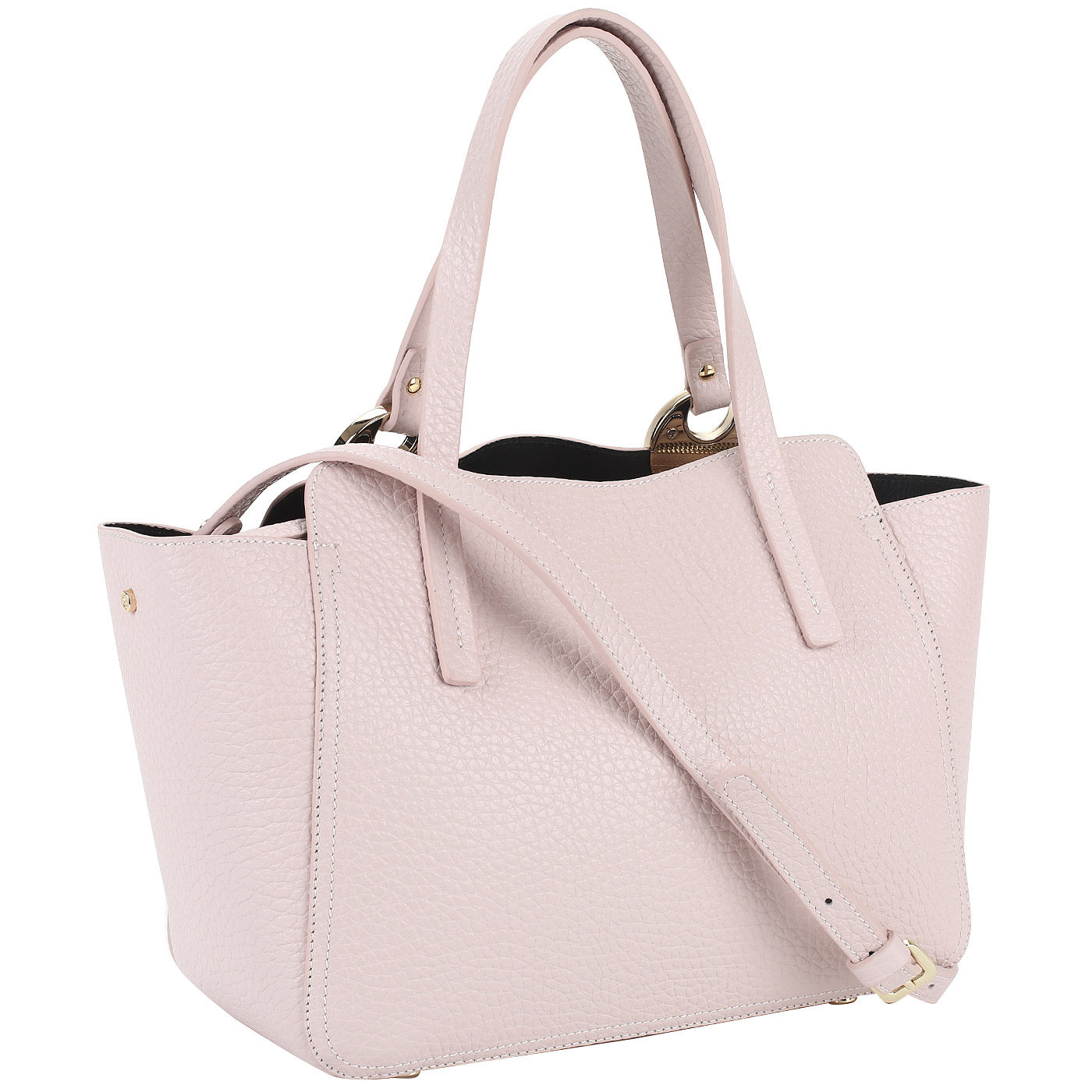 Сумка-трапеция из натуральной кожи Carlo Salvatelli Cervino