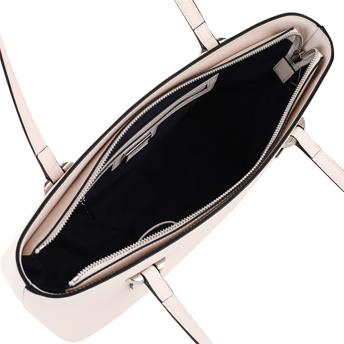 Сумка на молнии из сафьяна Cromia Perla