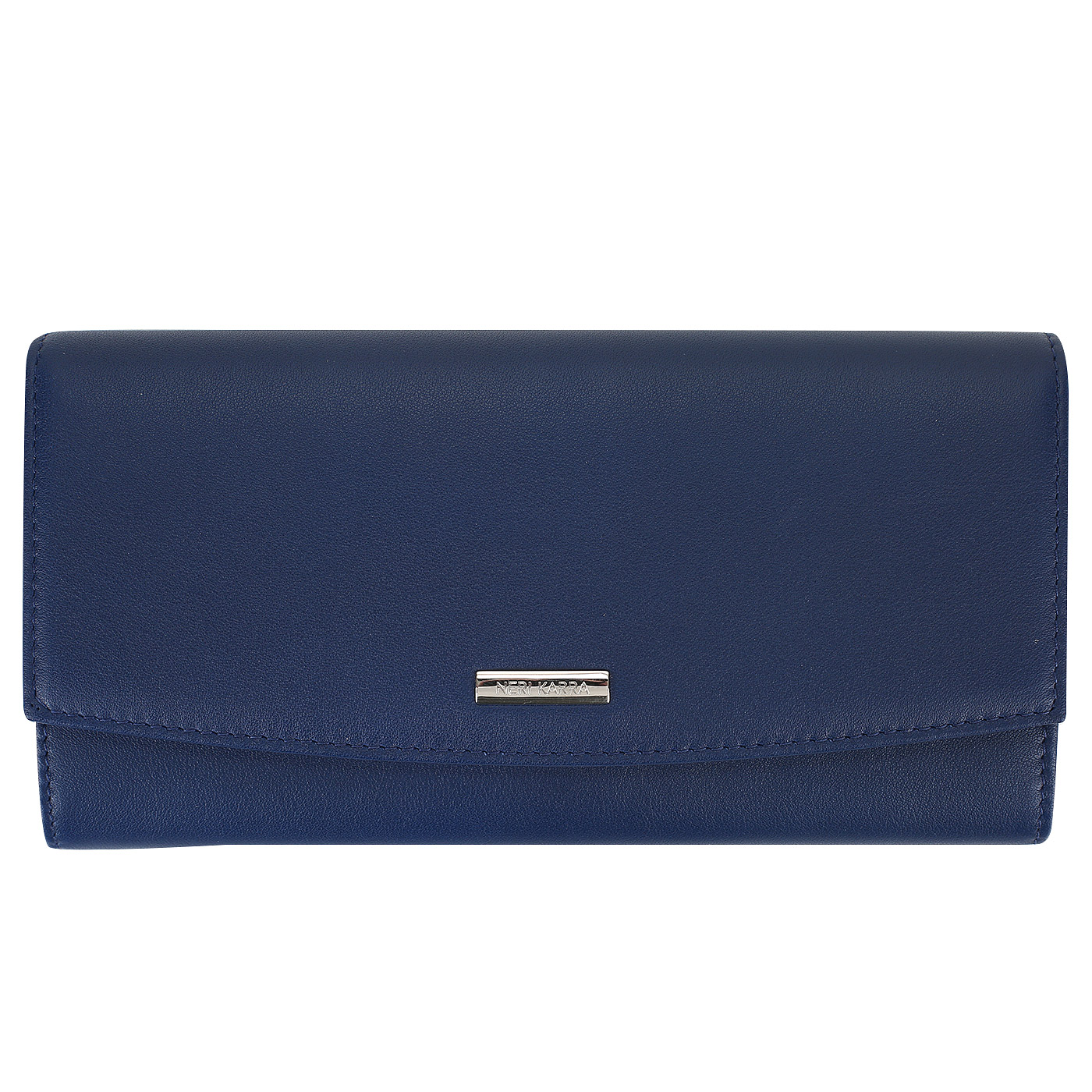 Neri Karra Синий кошелек на кнопке