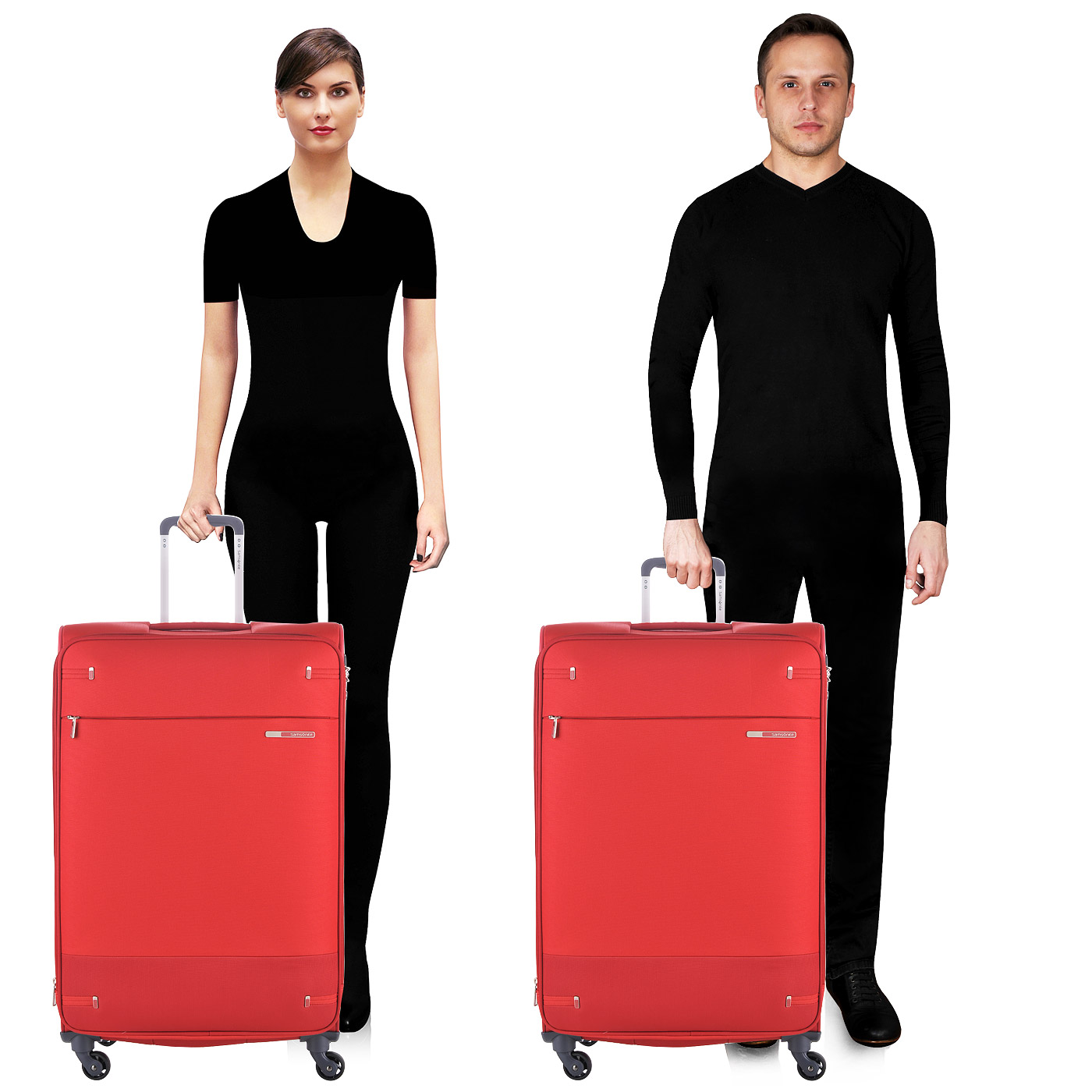 Чемодан большой L тканевый Samsonite Base Boost