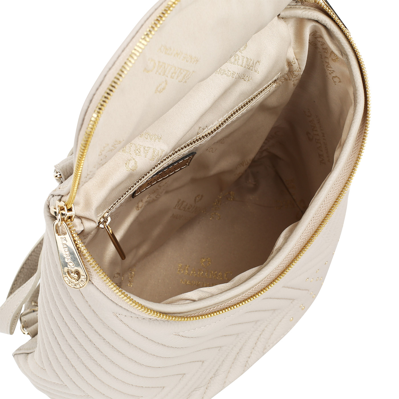 Стеганый рюкзак на молнии Marina Creazioni 