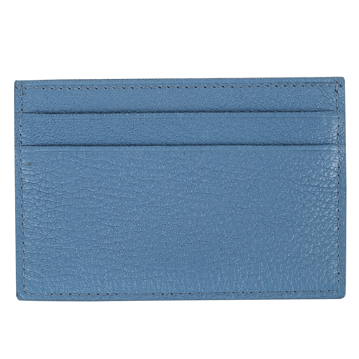 Визитница из синей кожи Neri Karra 