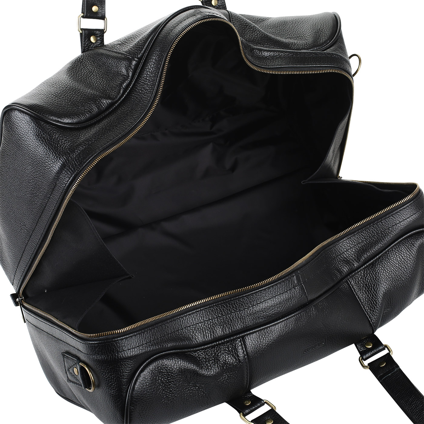 Дорожная сумка из зернистой кожи Stevens 