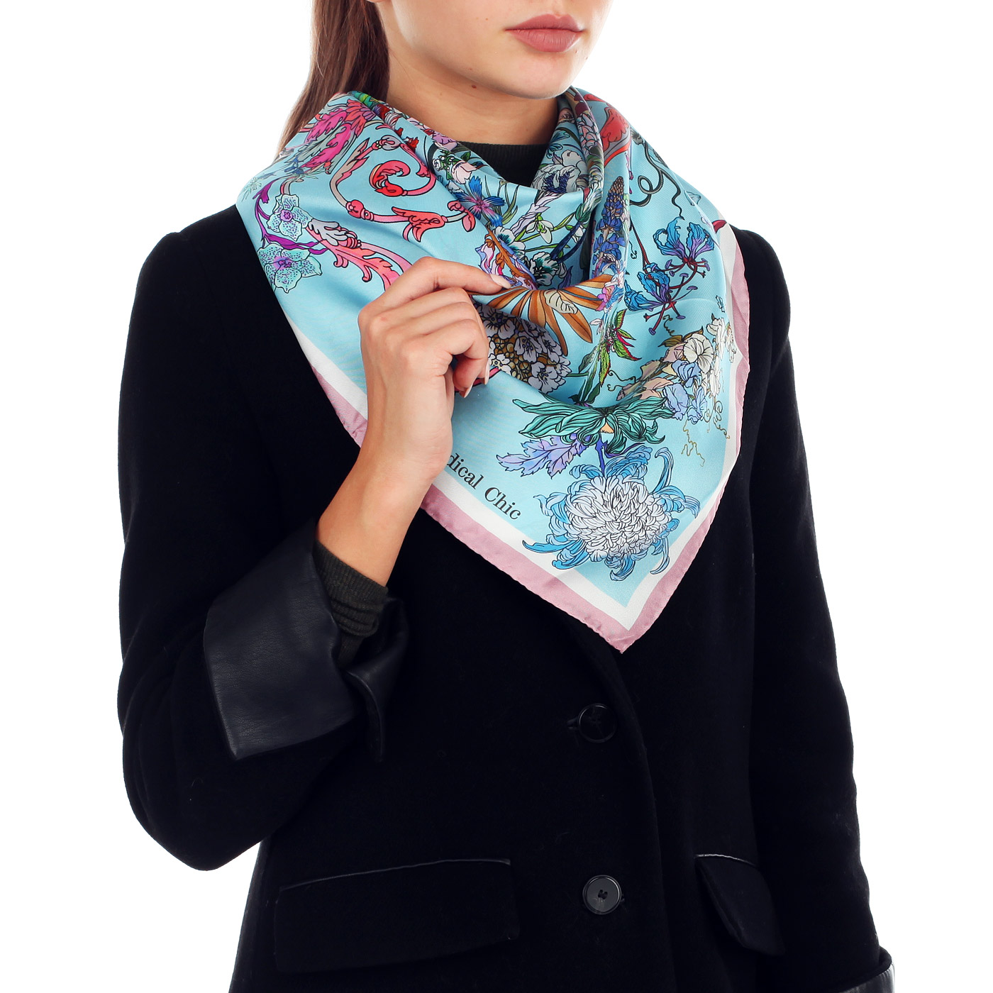 Шелковый платок Radical Chic 100 Flowers